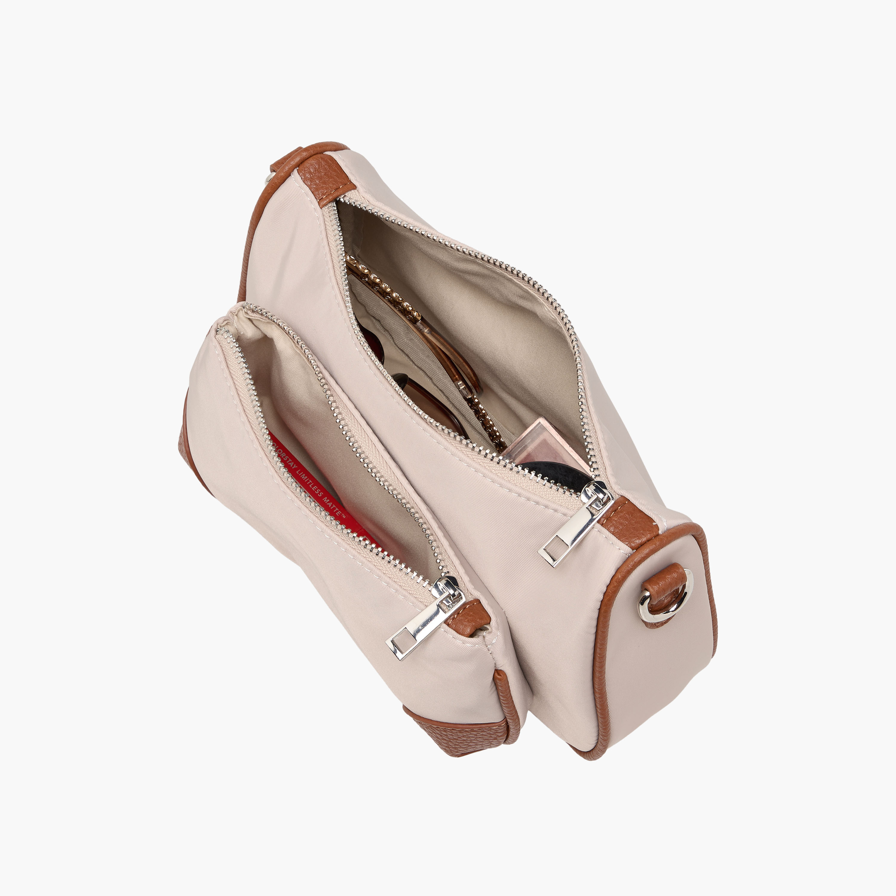Panelled Crossbody Bag with Adjustable Strap-women-bagsandwallets-handbags-image-9