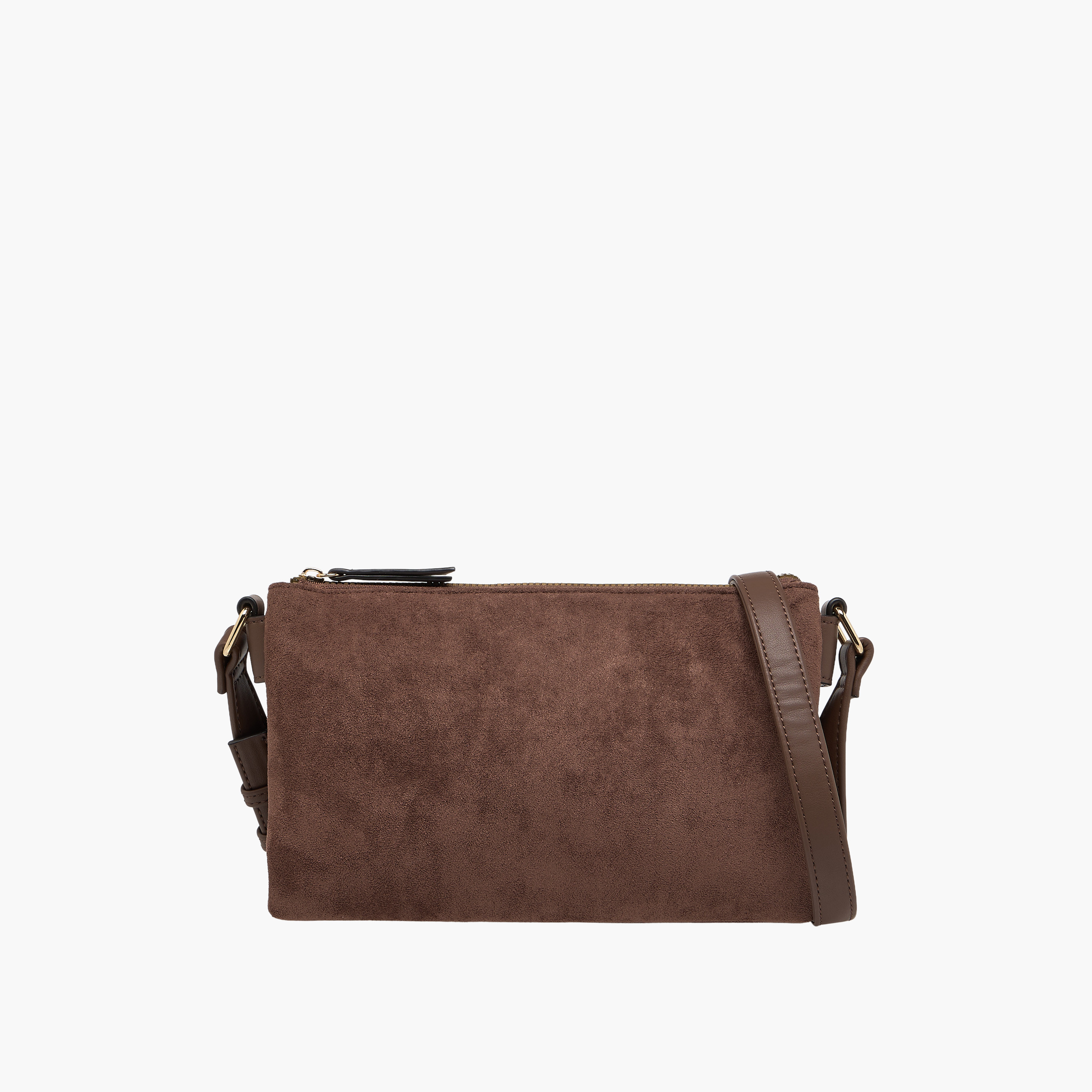 Textured Crossbody Bag with Zip Closure-women-bagsandwallets-handbags-image-1
