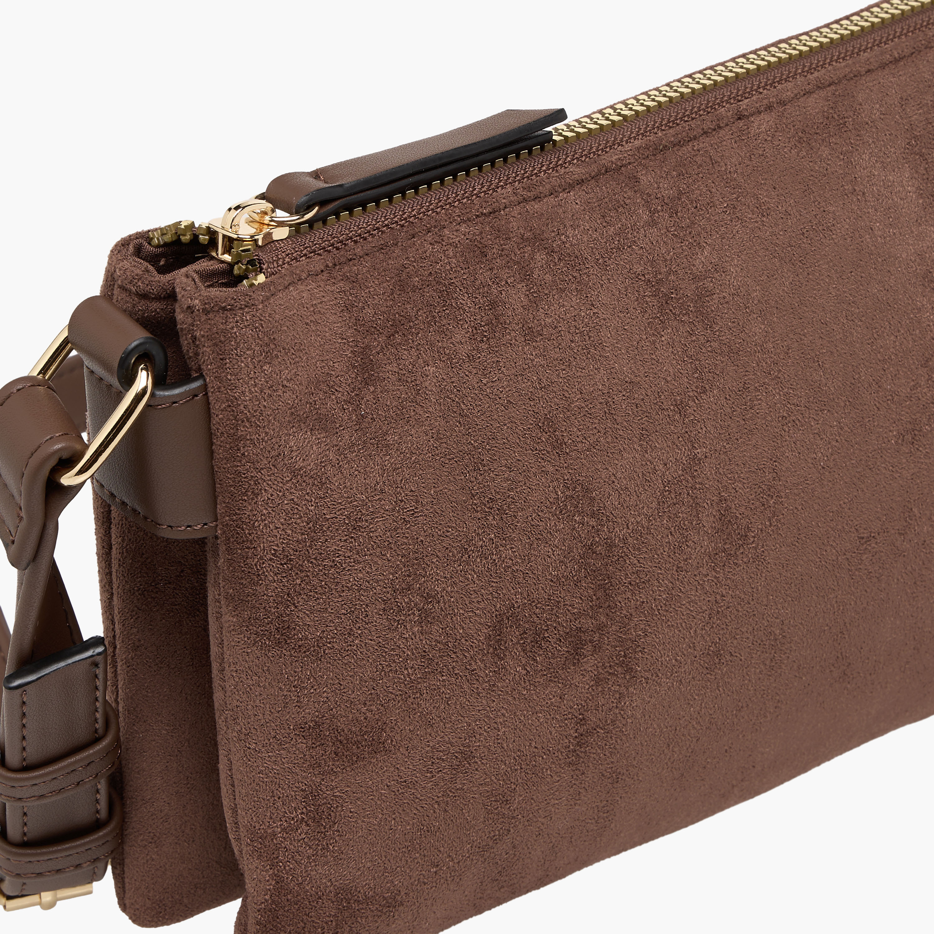 Textured Crossbody Bag with Zip Closure-women-bagsandwallets-handbags-image-5
