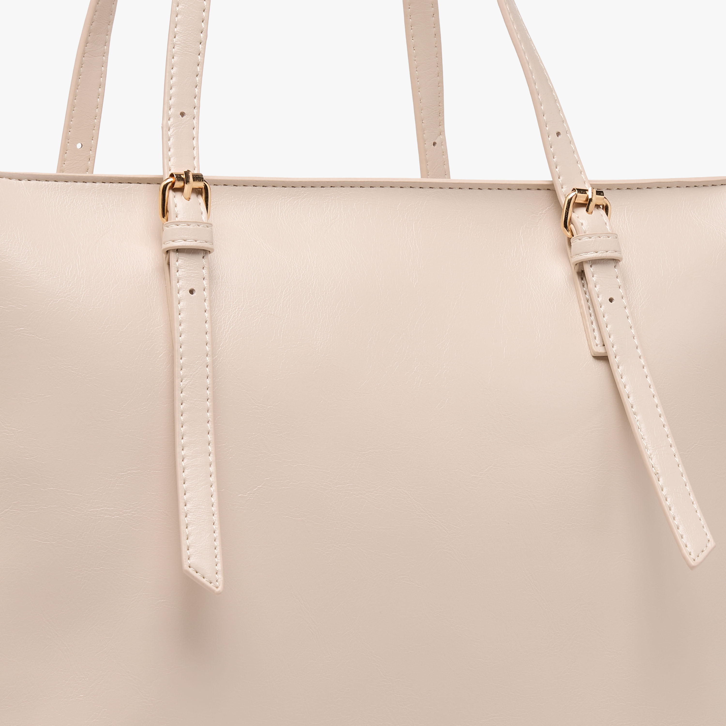 Buckle Detail Tote Bag with Handles-women-bagsandwallets-handbags-image-5