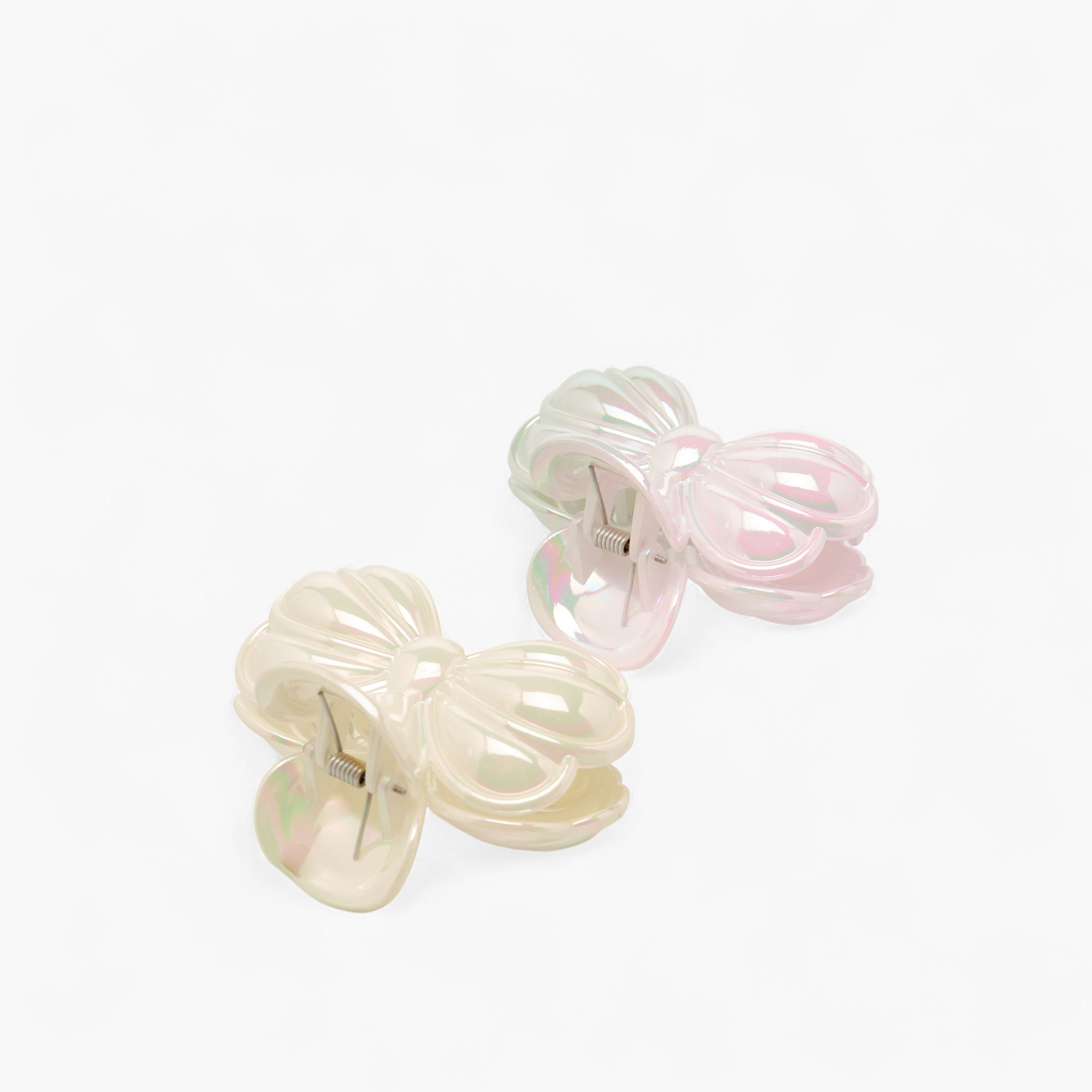 Gloo Pack of 2 Bow Shape Iridescent Hair Clamp-women-hairaccessories-clamps-image-4
