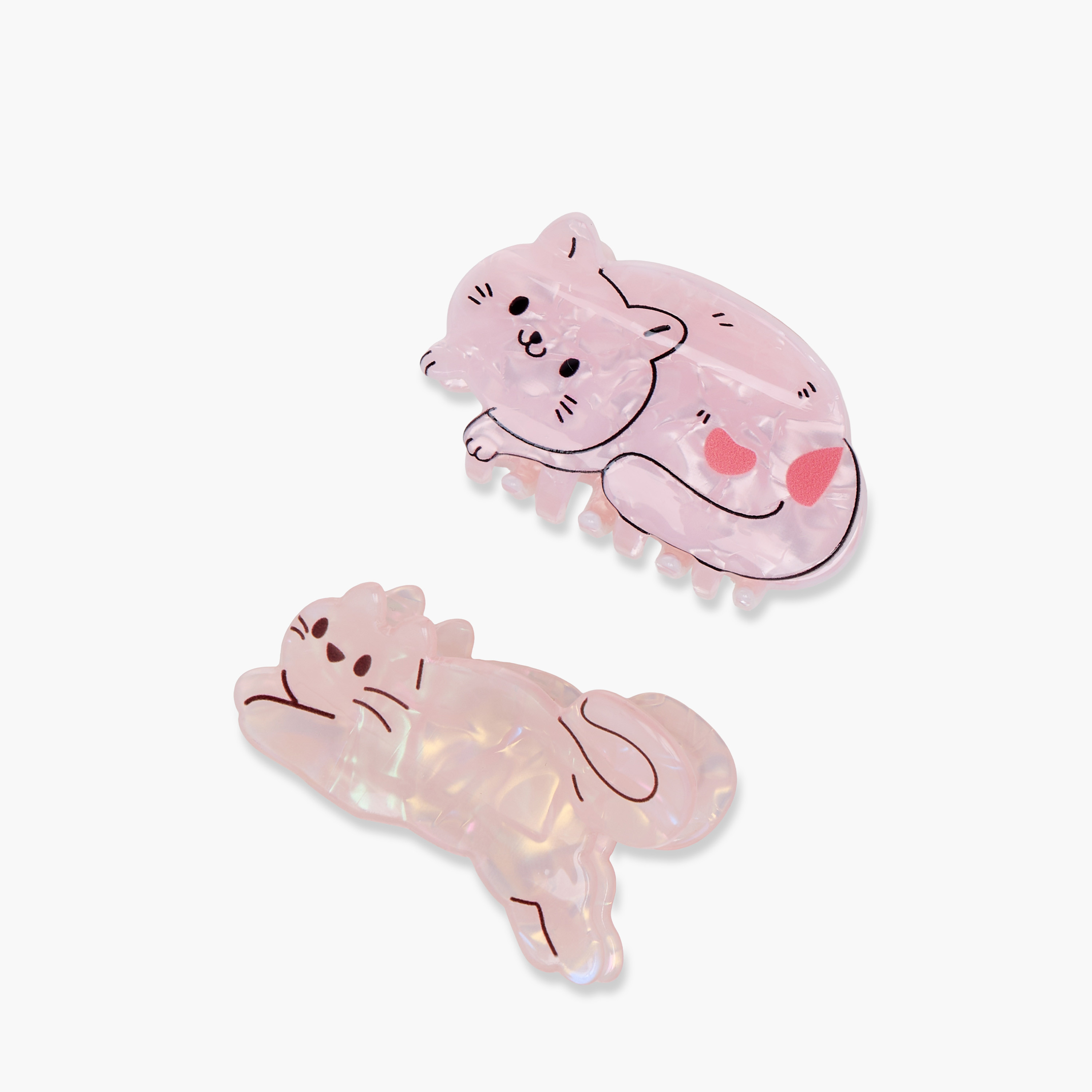Gloo Pack of 2 Cat Shaped Hair Clamp-women-hairaccessories-clamps-image-4