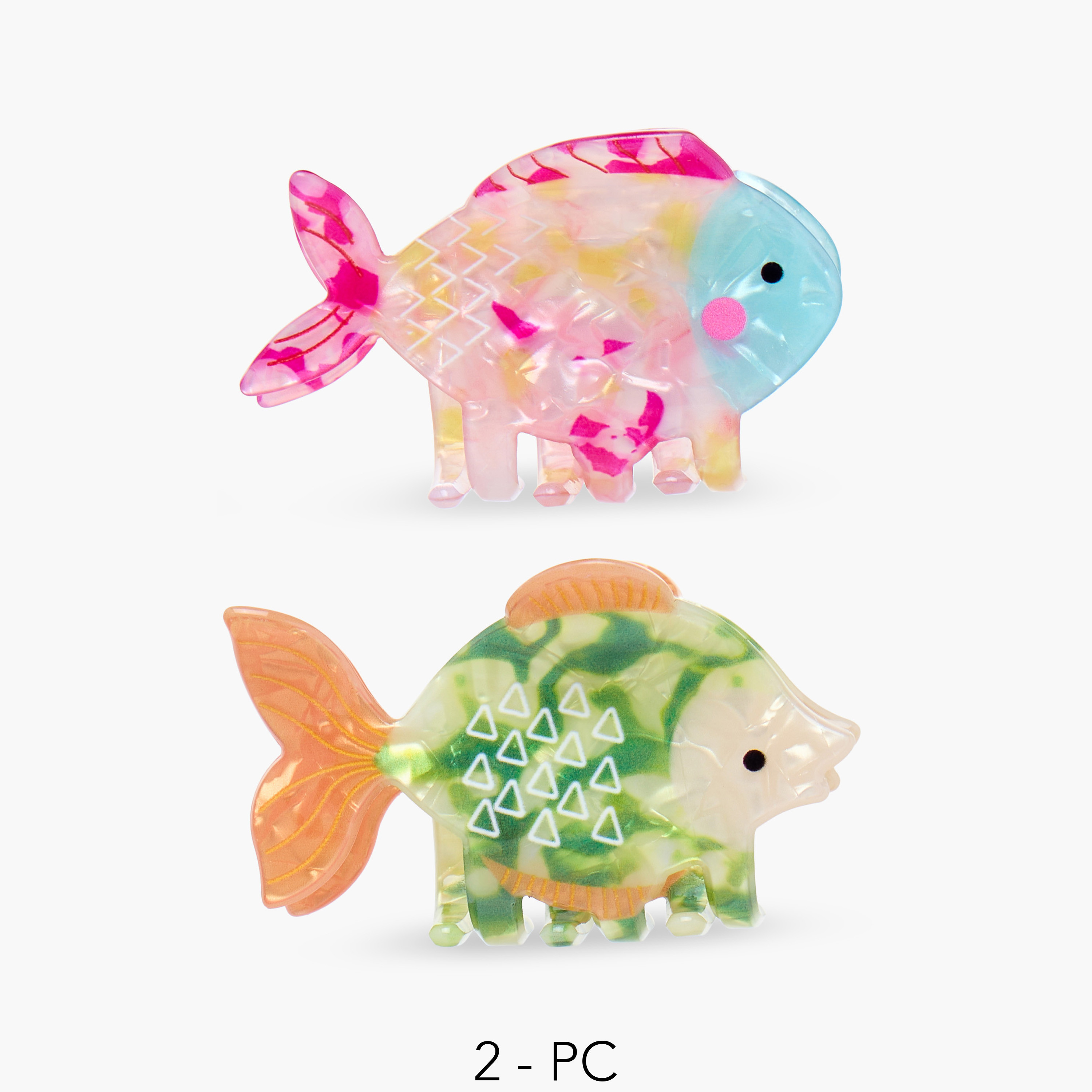 Gloo Pack of 2 Fish Shaped Hair Clamp-women-hairaccessories-clamps-image-1