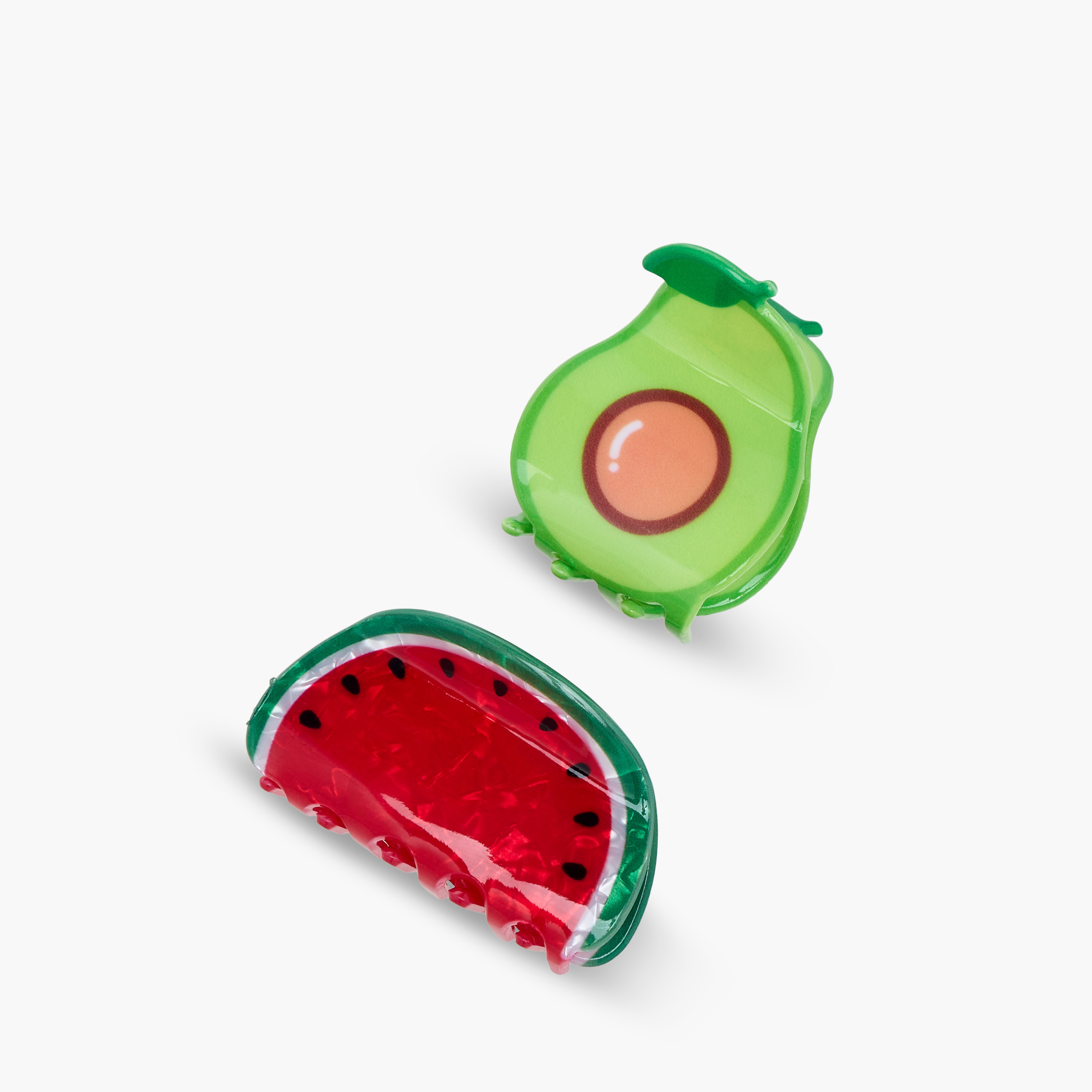 Gloo Pack of 2 Fruit Shape Hair Clamps with Print-women-hairaccessories-clamps-image-4