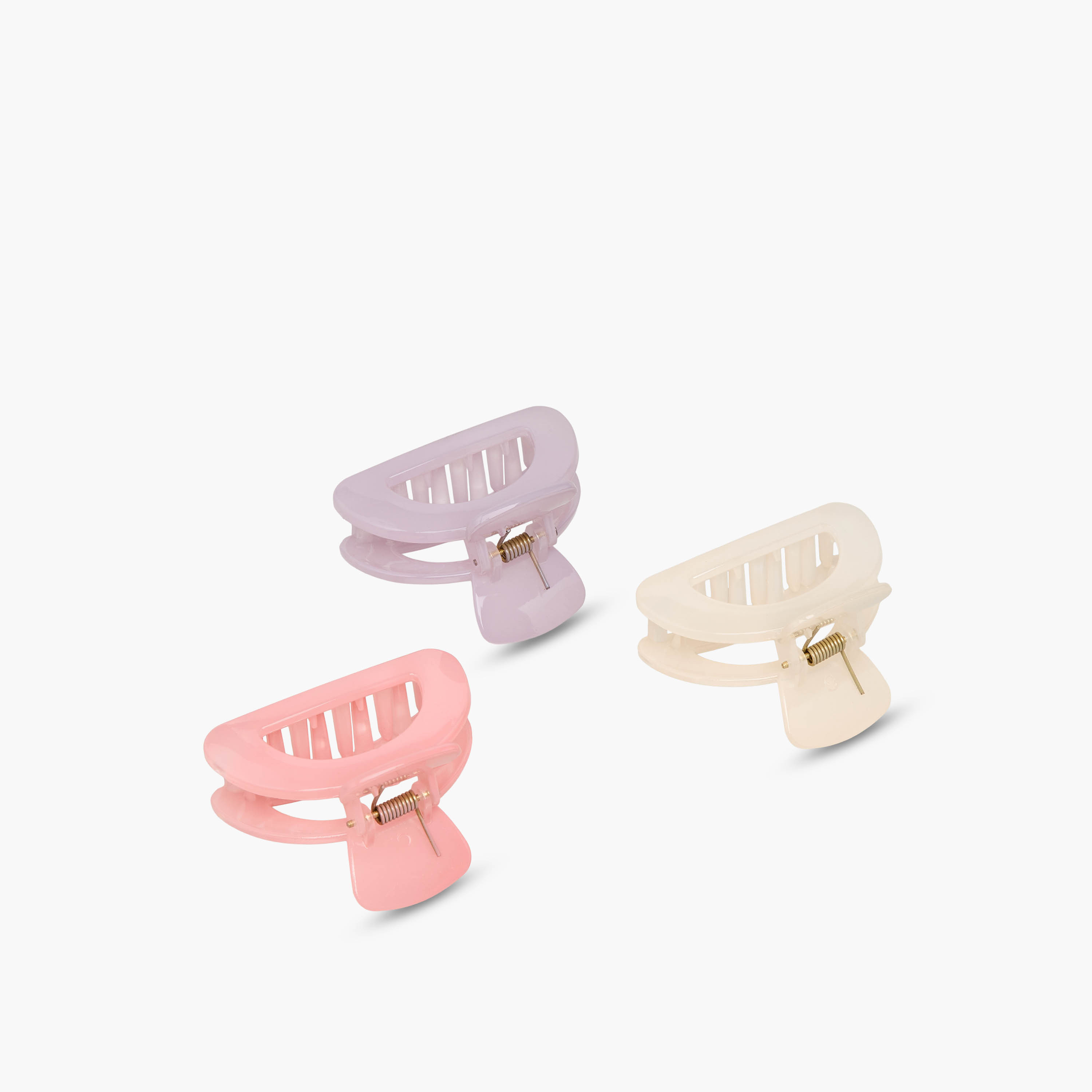 Gloo Pack of 3 Shell Shaped Hair Clamps-women-hairaccessories-clamps-image-5