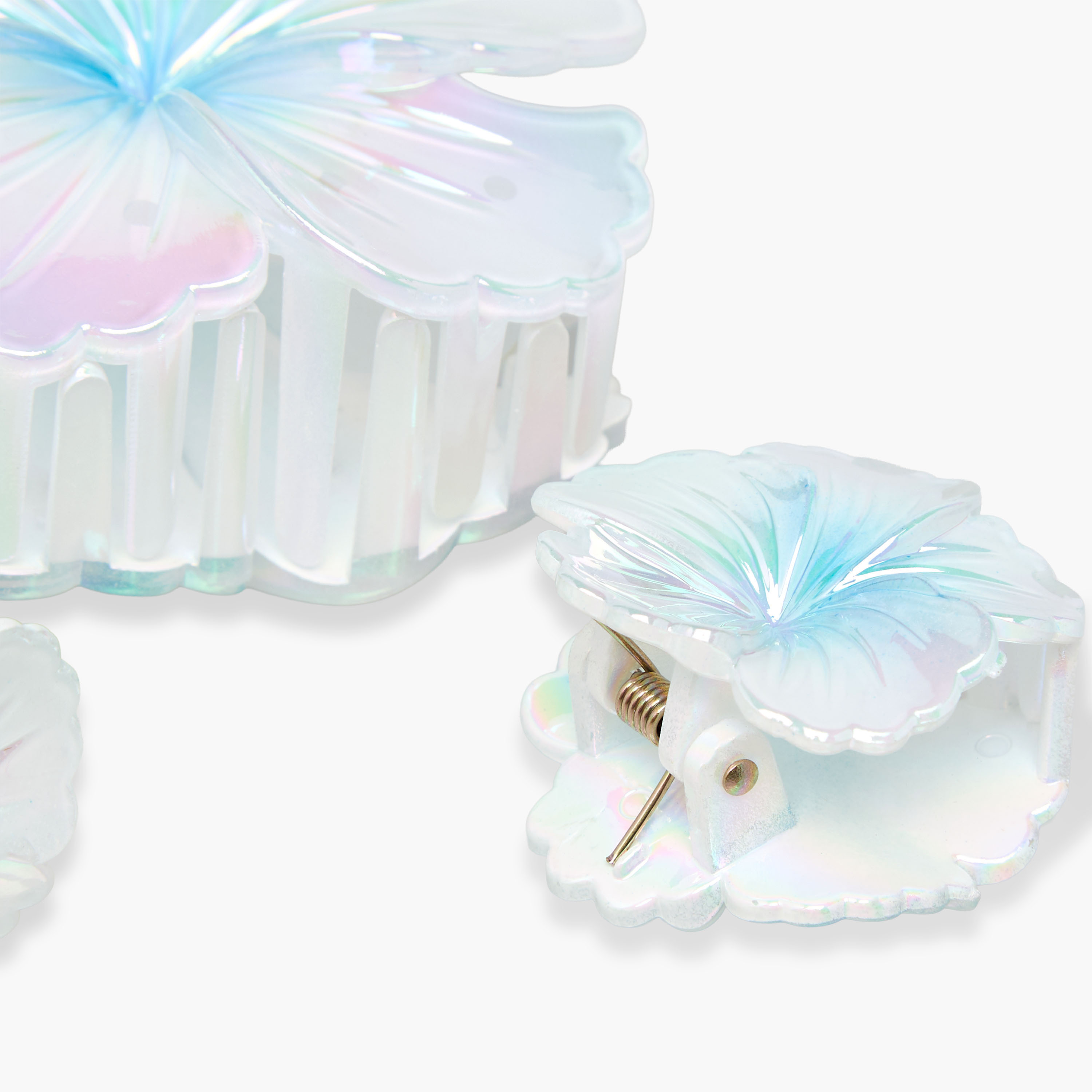 Gloo Pack of 3 Hibiscus Shaped Hair Clamps-women-hairaccessories-clamps-image-6