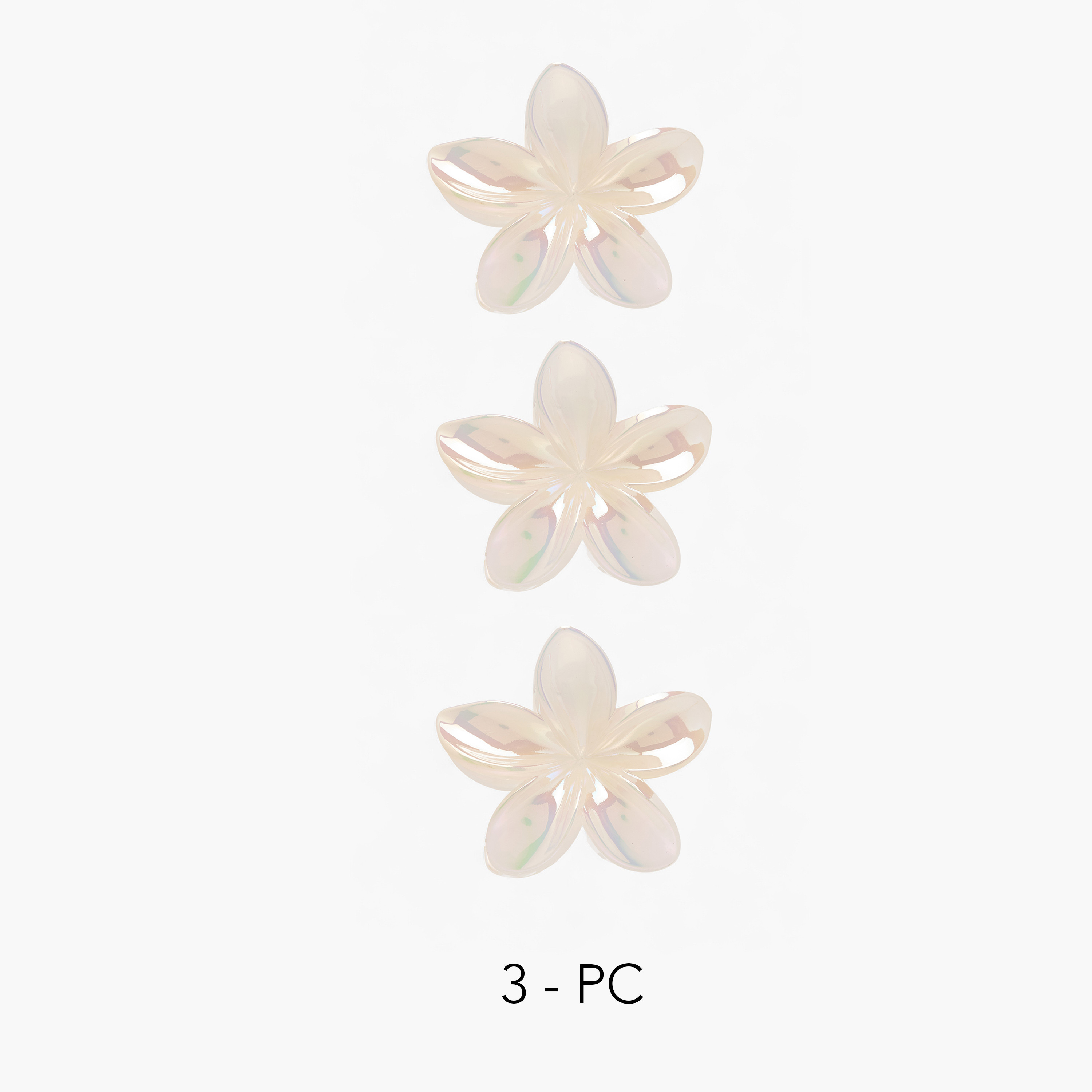 Gloo Pack of 3 Tropical Flower Shape Hair Clamps-women-hairaccessories-clamps-image-1
