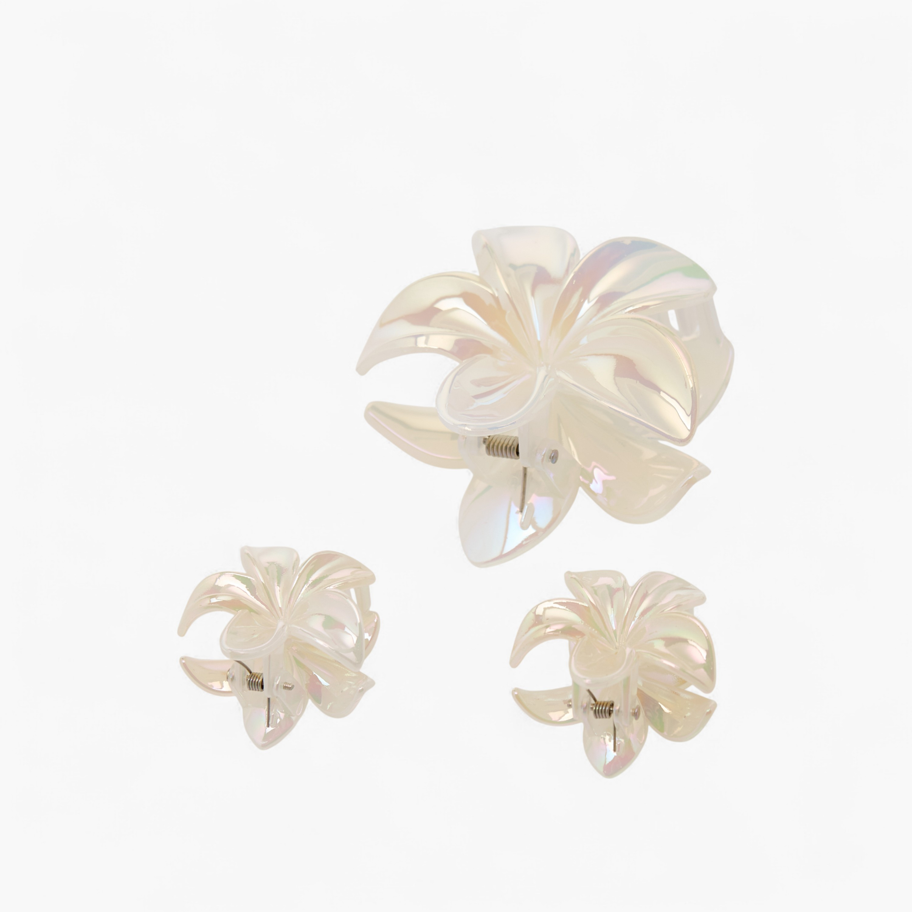 Gloo Pack of 3 Tropical Flower Shape Hair Clamps-women-hairaccessories-clamps-image-5