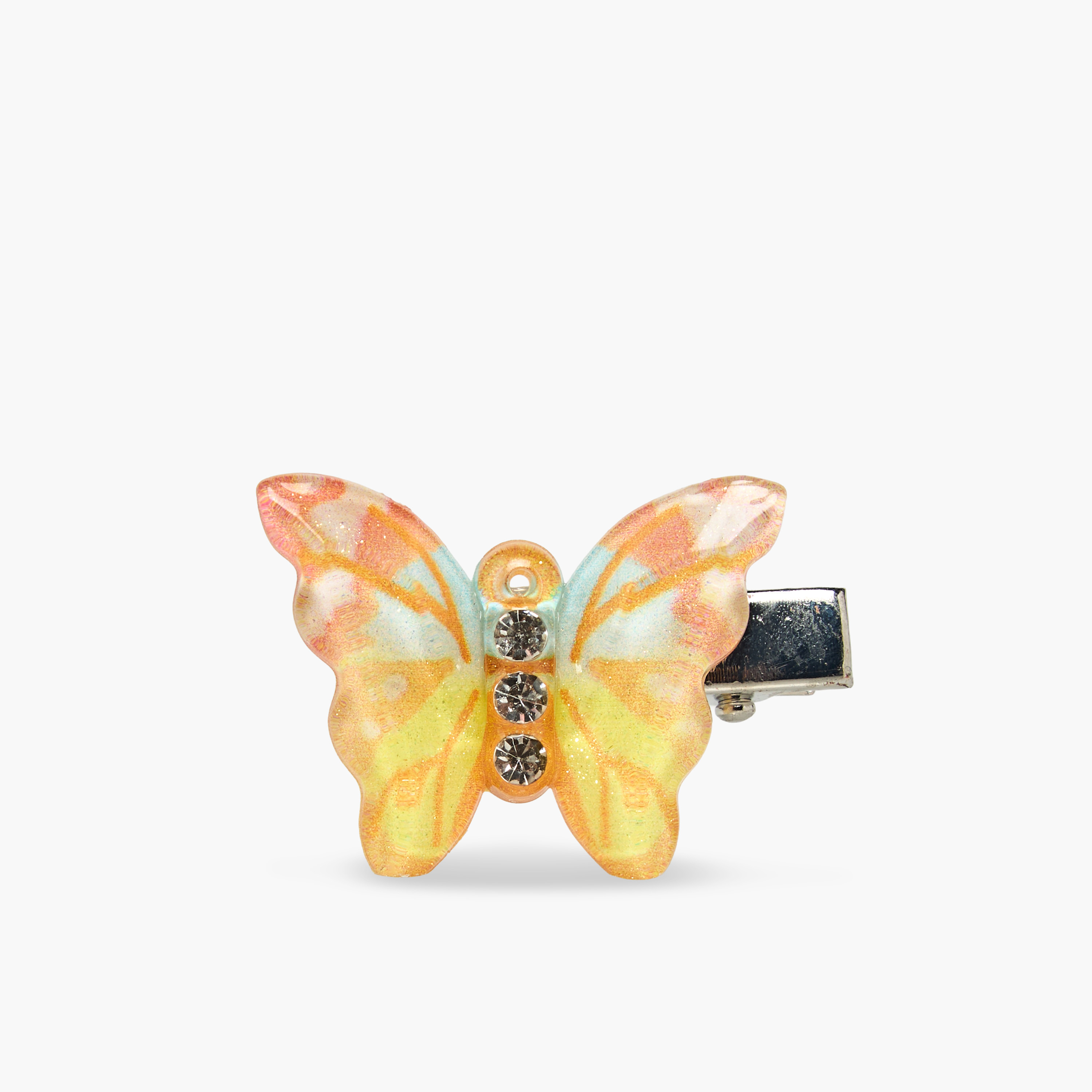 Gloo Pack of 4 Butterfly Shaped Hair Clip with Embellished Detail-women-hairaccessories-clips-image-3