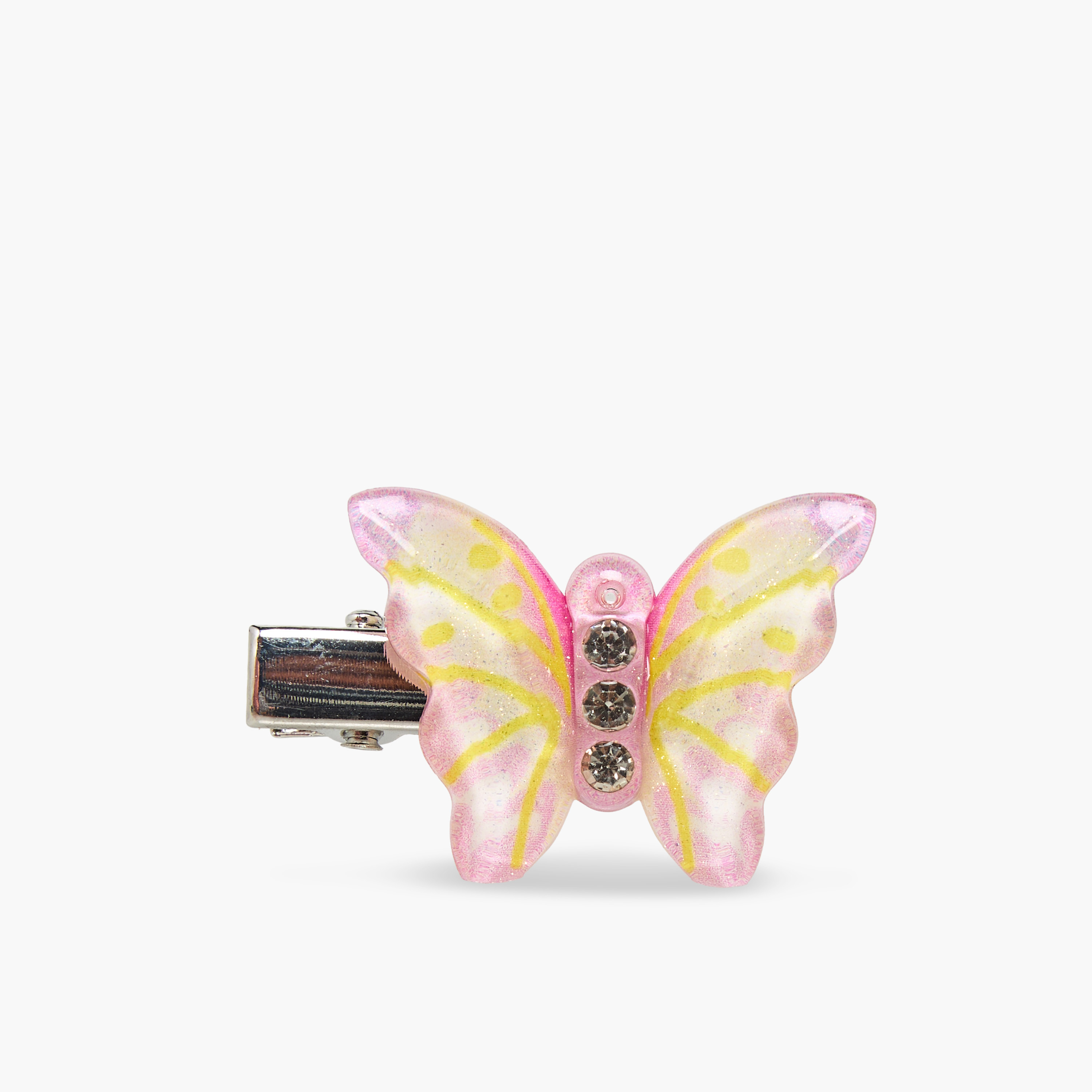 Gloo Pack of 4 Butterfly Shaped Hair Clip with Embellished Detail-women-hairaccessories-clips-image-4