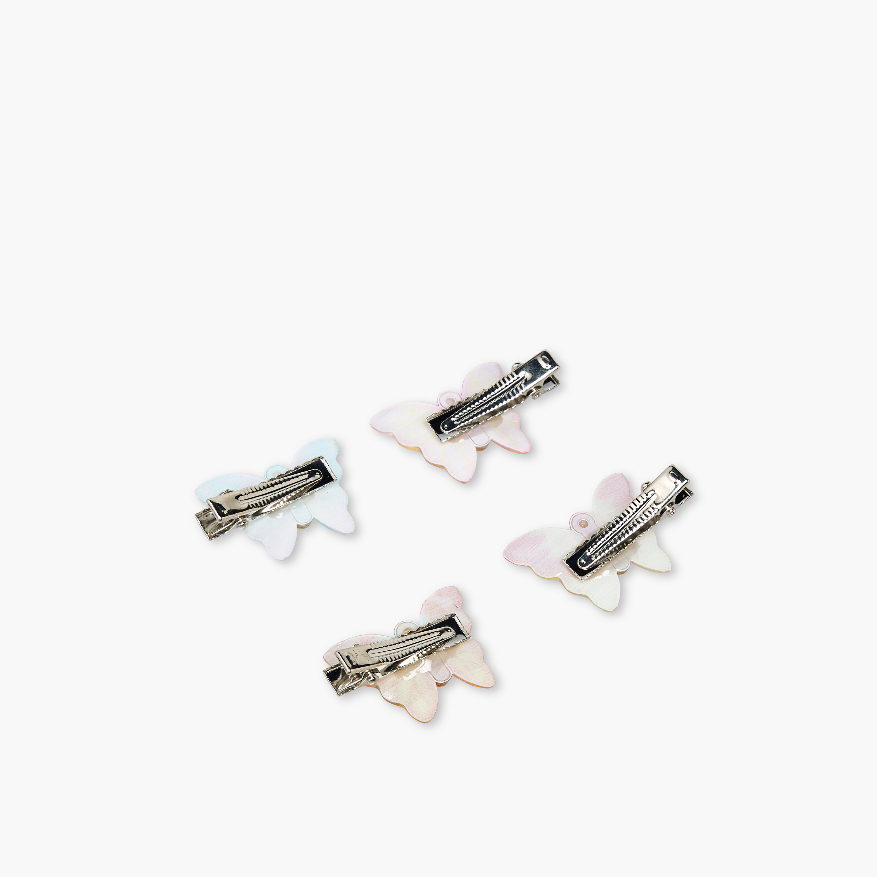 Gloo Pack of 4 Butterfly Shaped Hair Clip with Embellished Detail-women-hairaccessories-clips-image-6