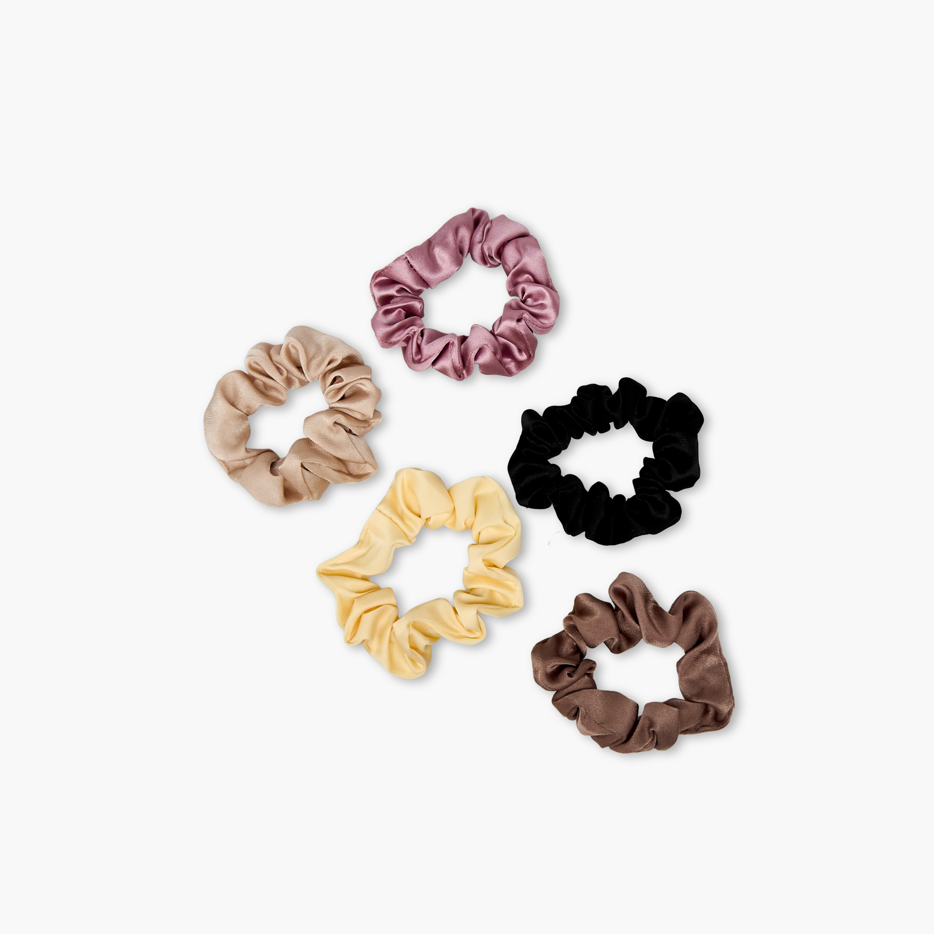 ربطات شعر ستان من جلو - عبوة 5 قطع-women-hairaccessories-scrunchies-image-3