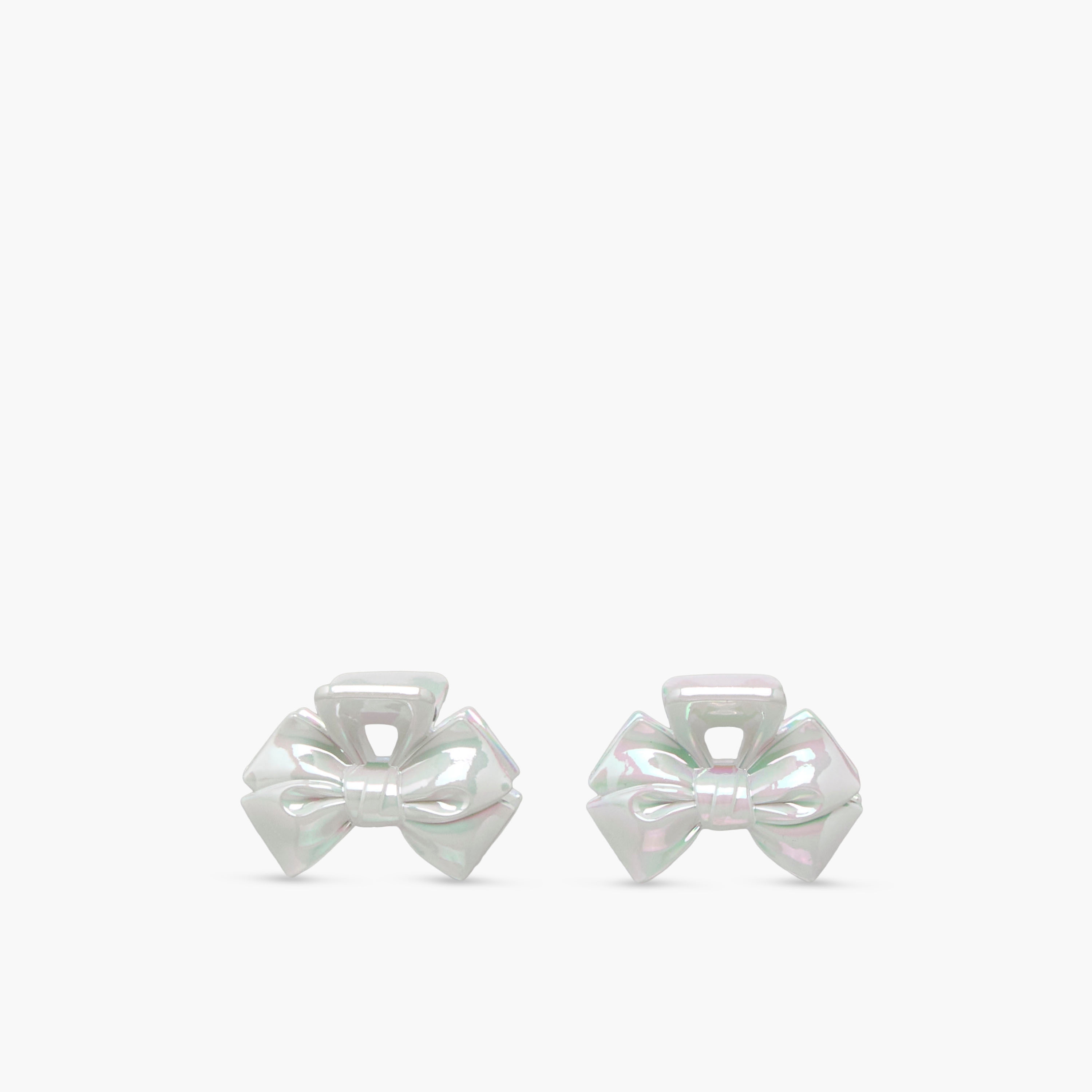 Gloo Pack of 6 Bow Shaped Iridescent Hair Clamp-women-hairaccessories-clamps-image-2