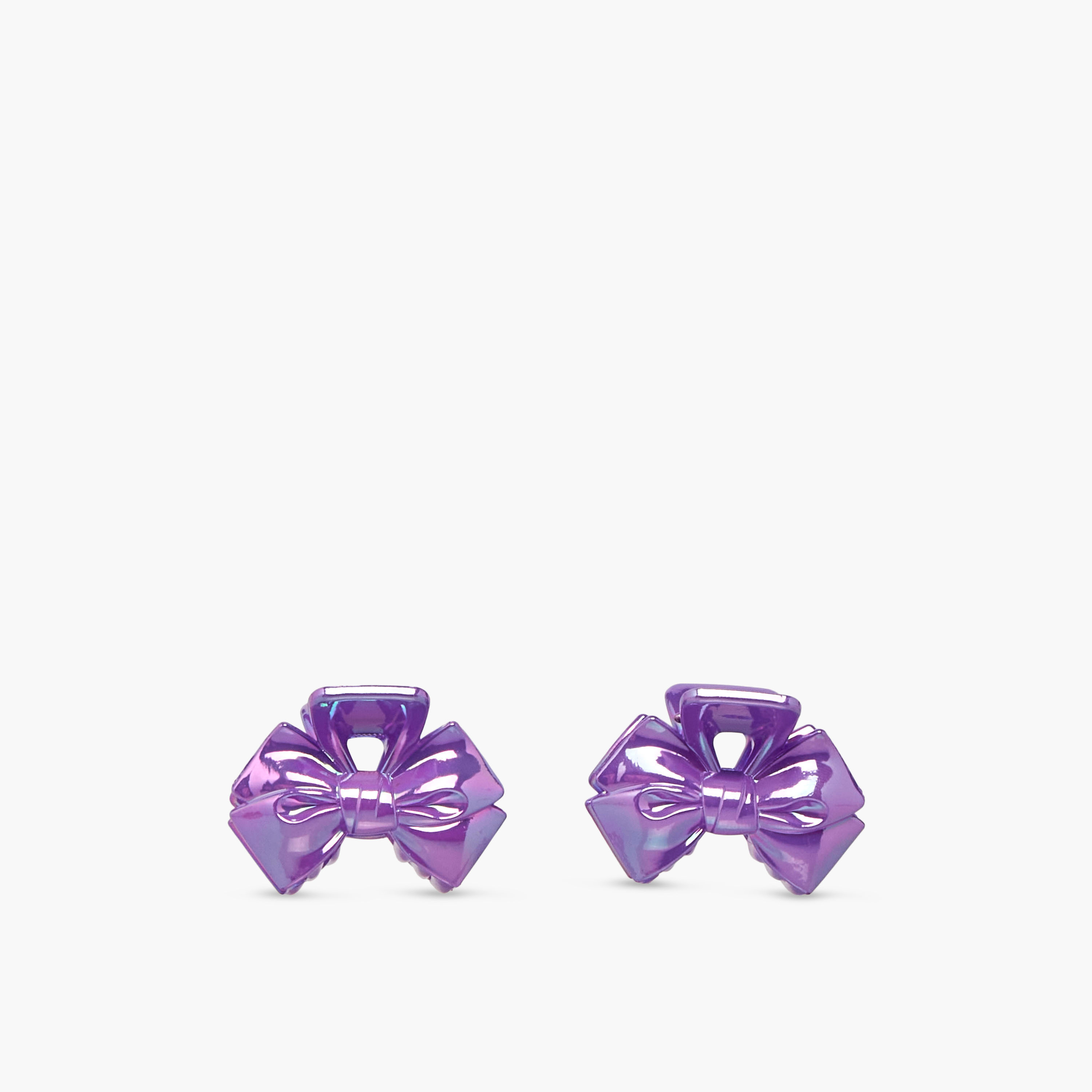 Gloo Pack of 6 Bow Shaped Iridescent Hair Clamp-women-hairaccessories-clamps-image-4