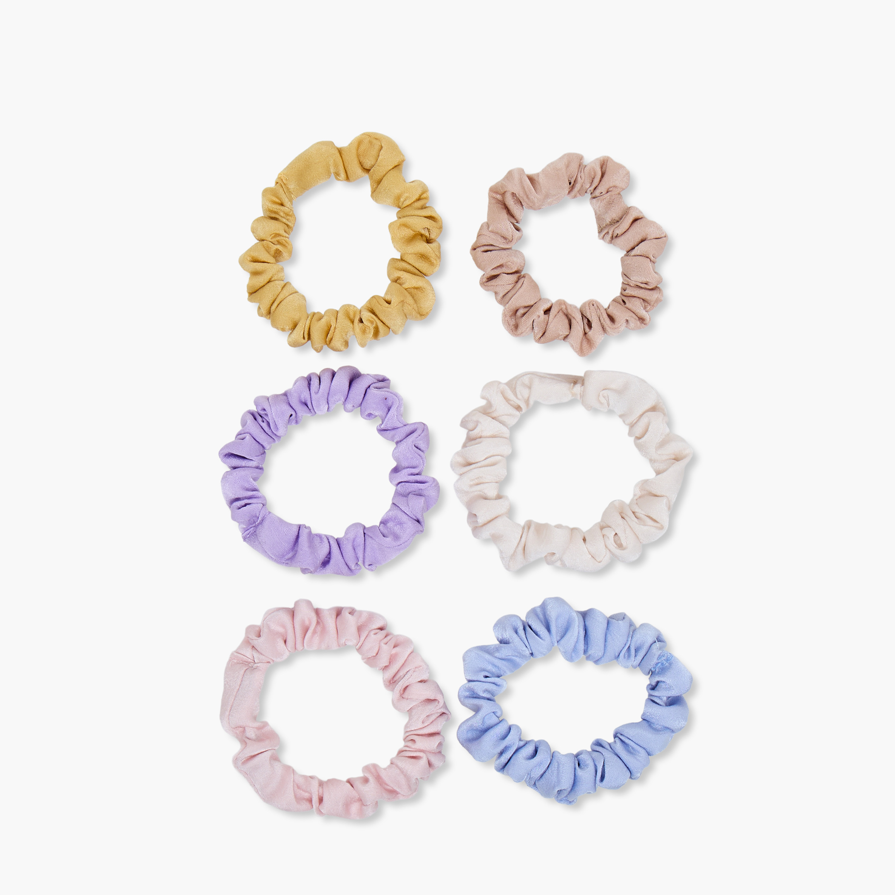 طقم ربطات سكرانشي قماشية 6 قطع من جلو-women-hairaccessories-scrunchies-image-3