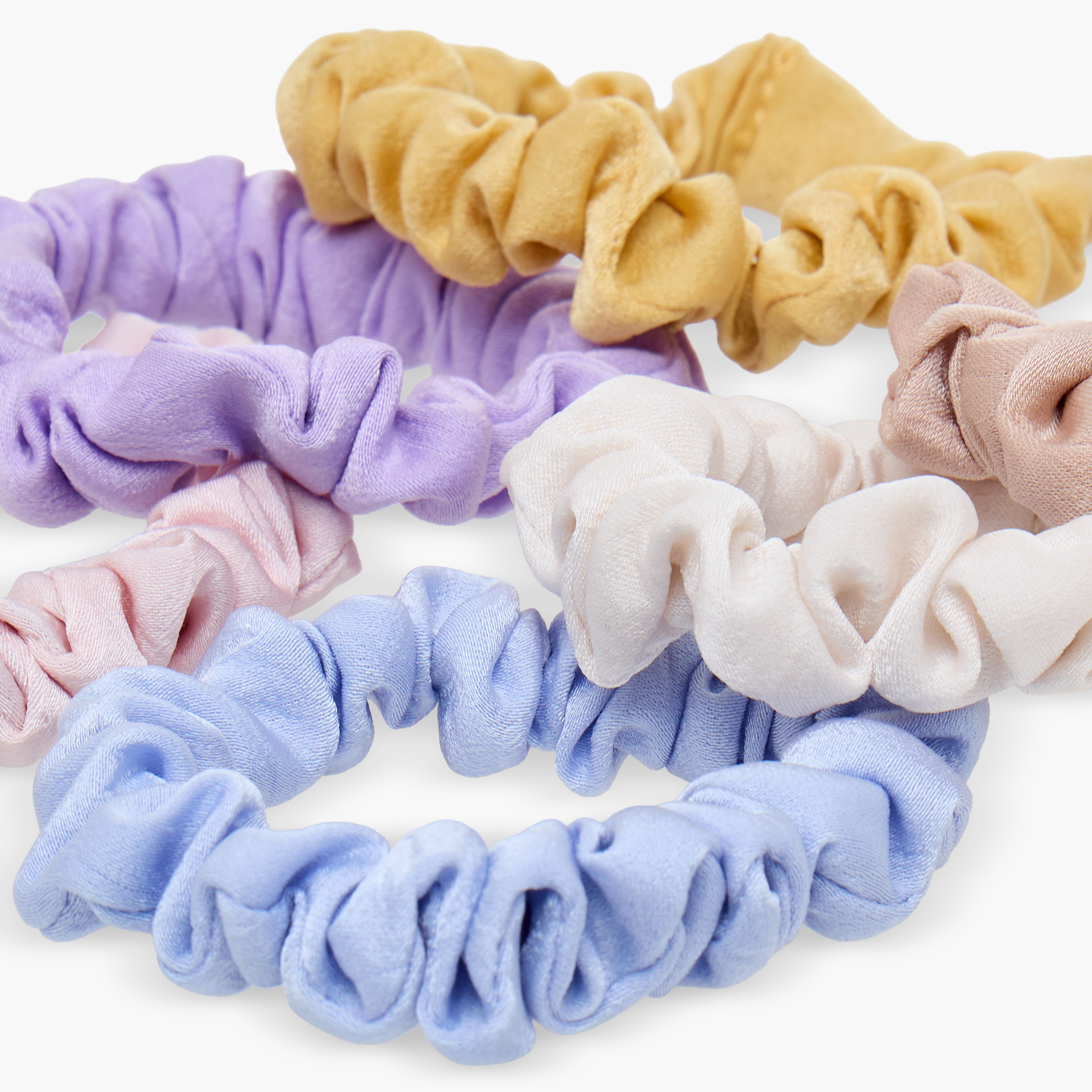 طقم ربطات سكرانشي قماشية 6 قطع من جلو-women-hairaccessories-scrunchies-image-4