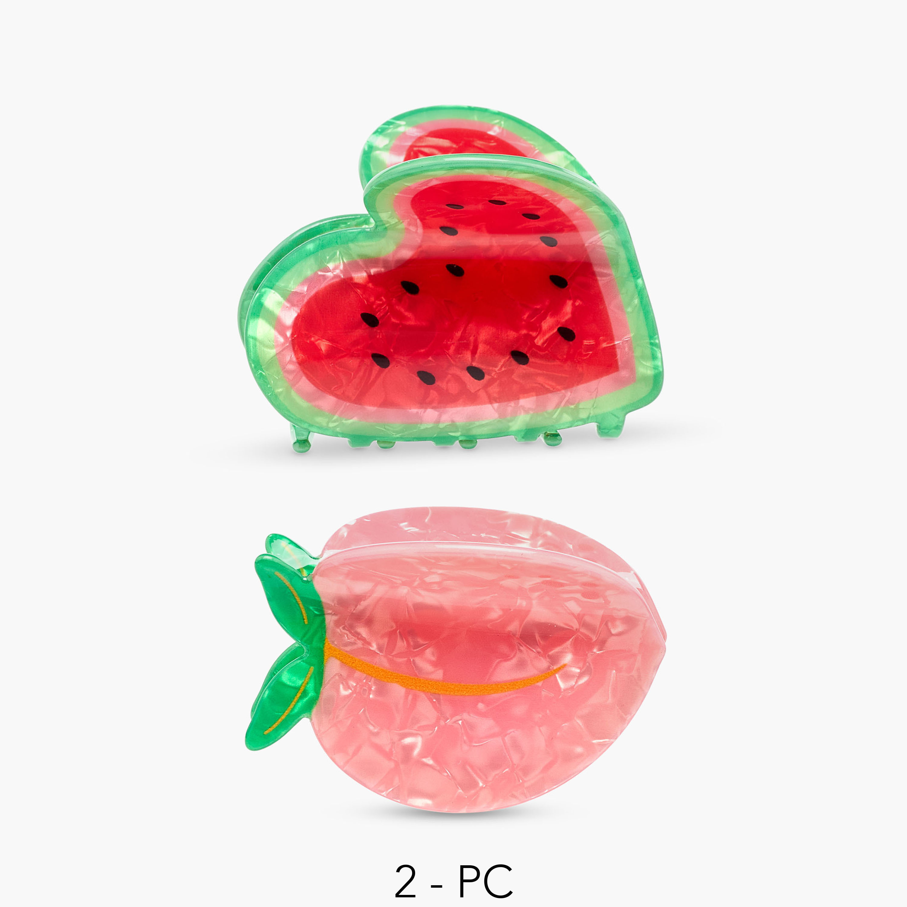 Pack of 2 Fruit Shaped Hair Clamp-women-hairaccessories-clamps-image-1