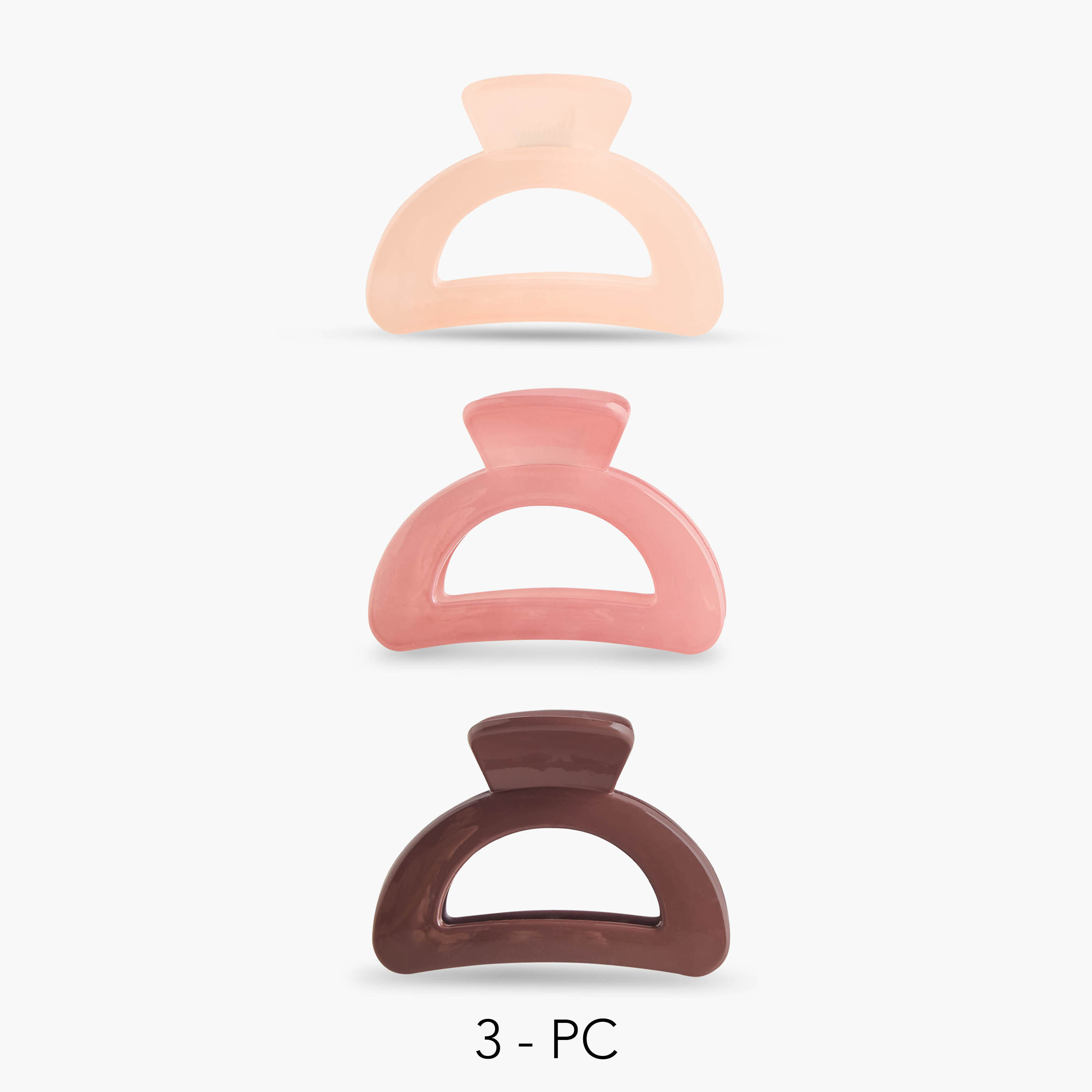 Pack of 3 - Cutout Hair Clamp-women-hairaccessories-clamps-image-1