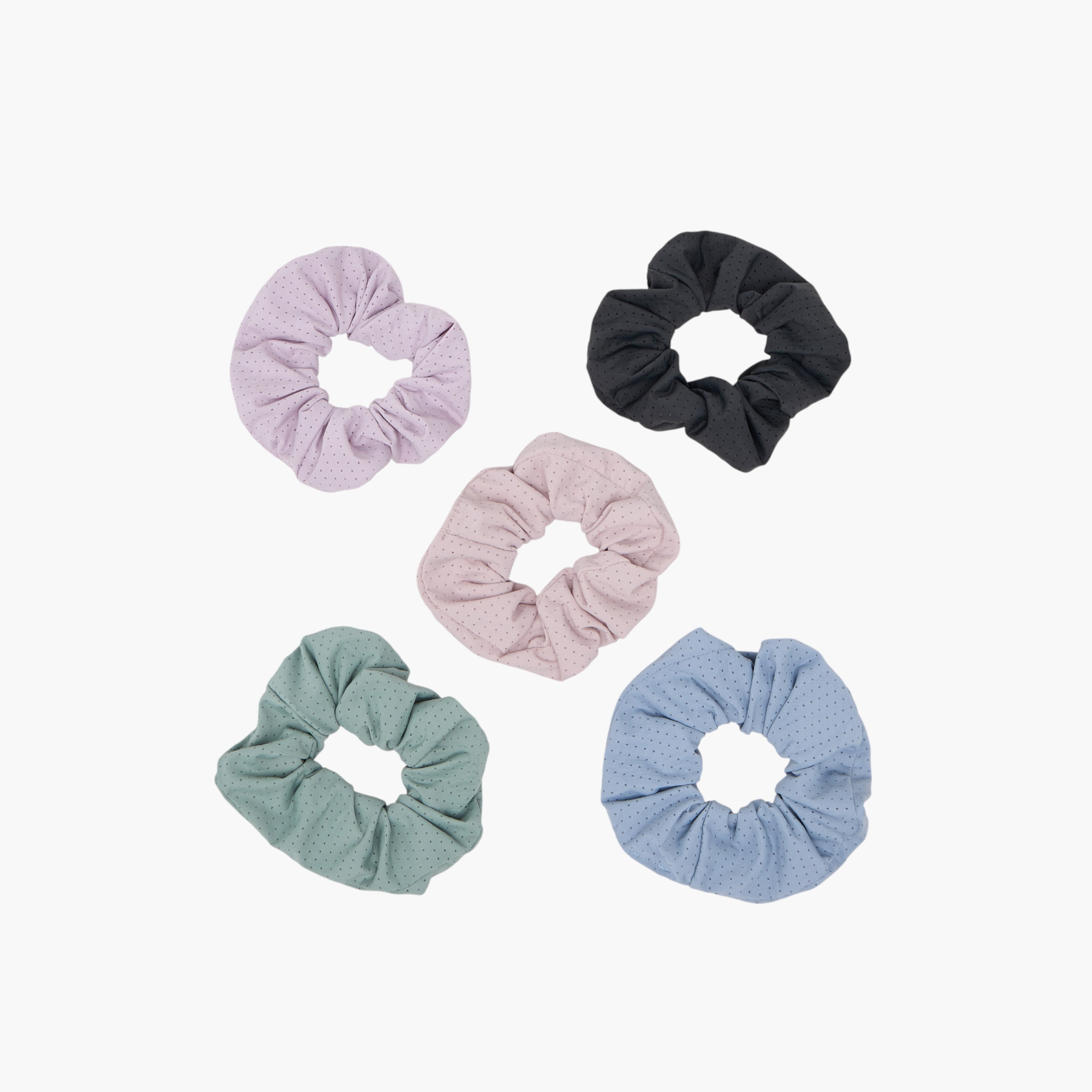 Gloo Pack of 5 Printed Hair Scrunchie-women-hairaccessories-scrunchies-image-3