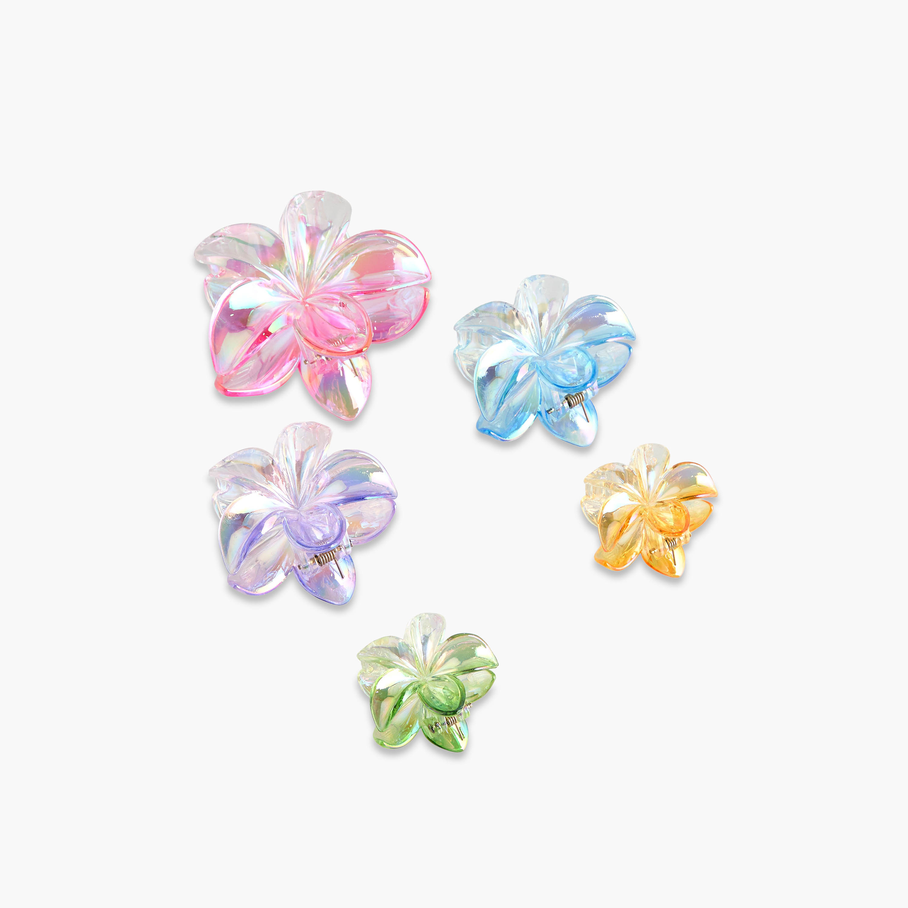 Pack of 5 - Floral Hair Clamp-women-hairaccessories-clamps-image-8