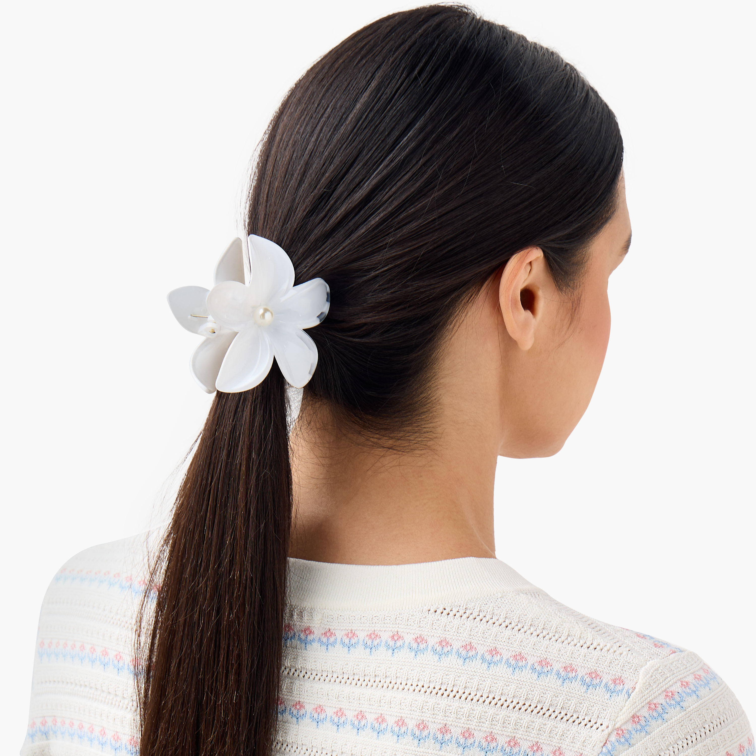 Pack of 5 - Floral Hair Clamp-women-hairaccessories-clamps-image-2