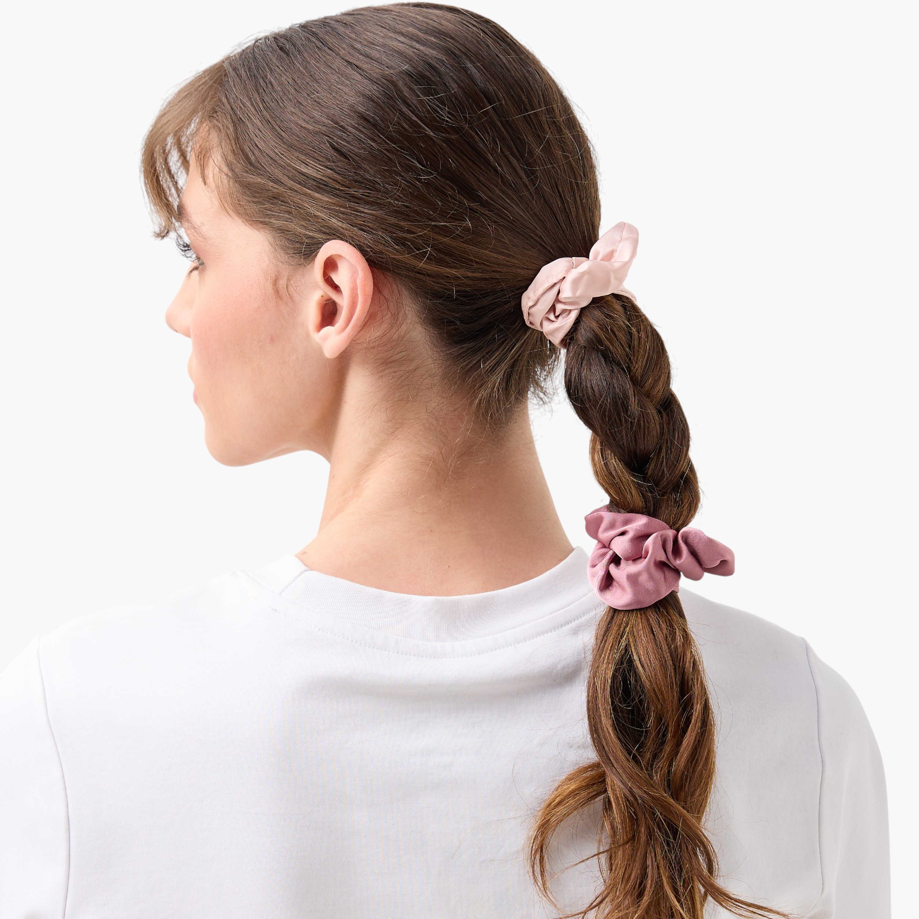 Pack of 6 Satin Hair Scrunchie-women-hairaccessories-scrunchies-image-2