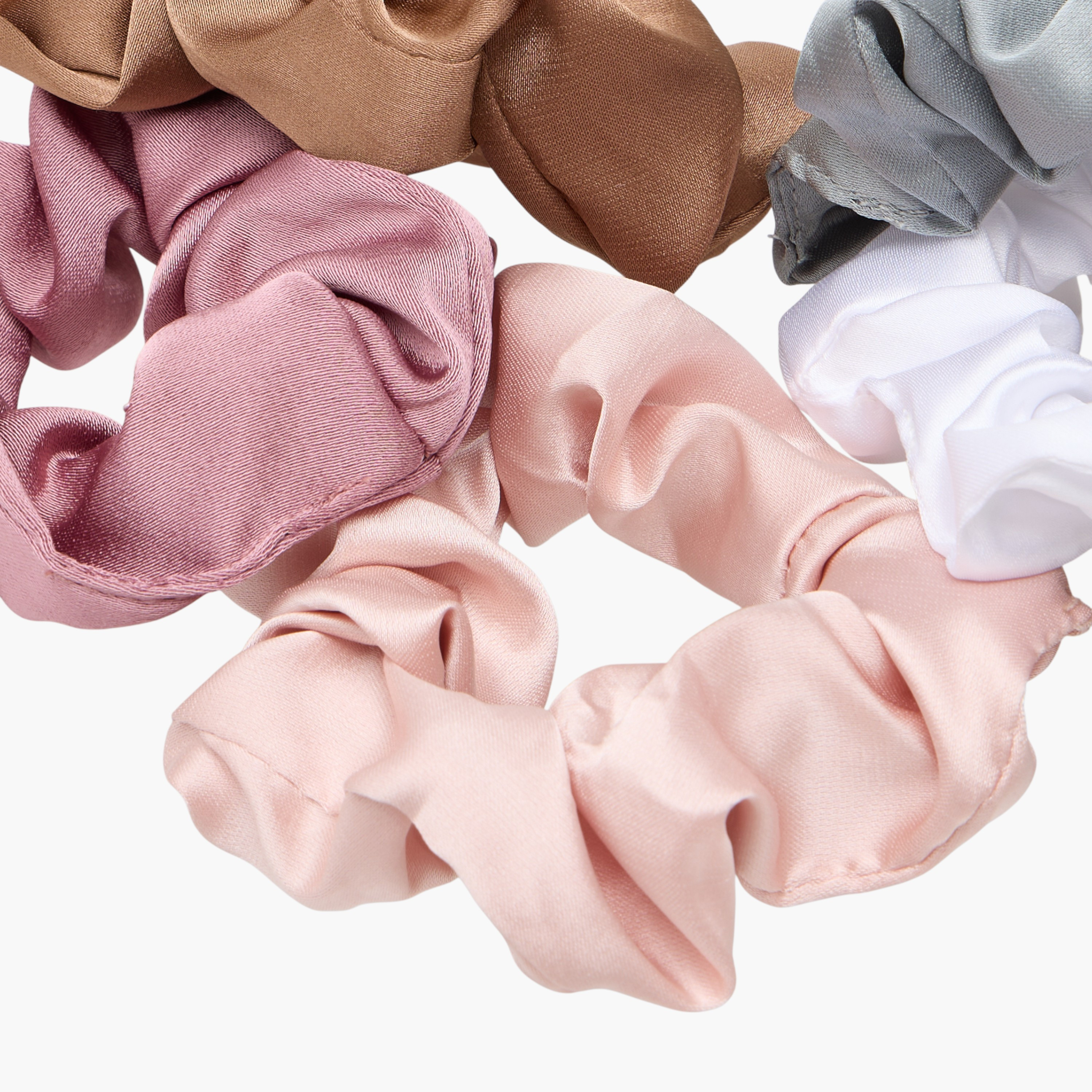 Pack of 6 Satin Hair Scrunchie-women-hairaccessories-scrunchies-image-5