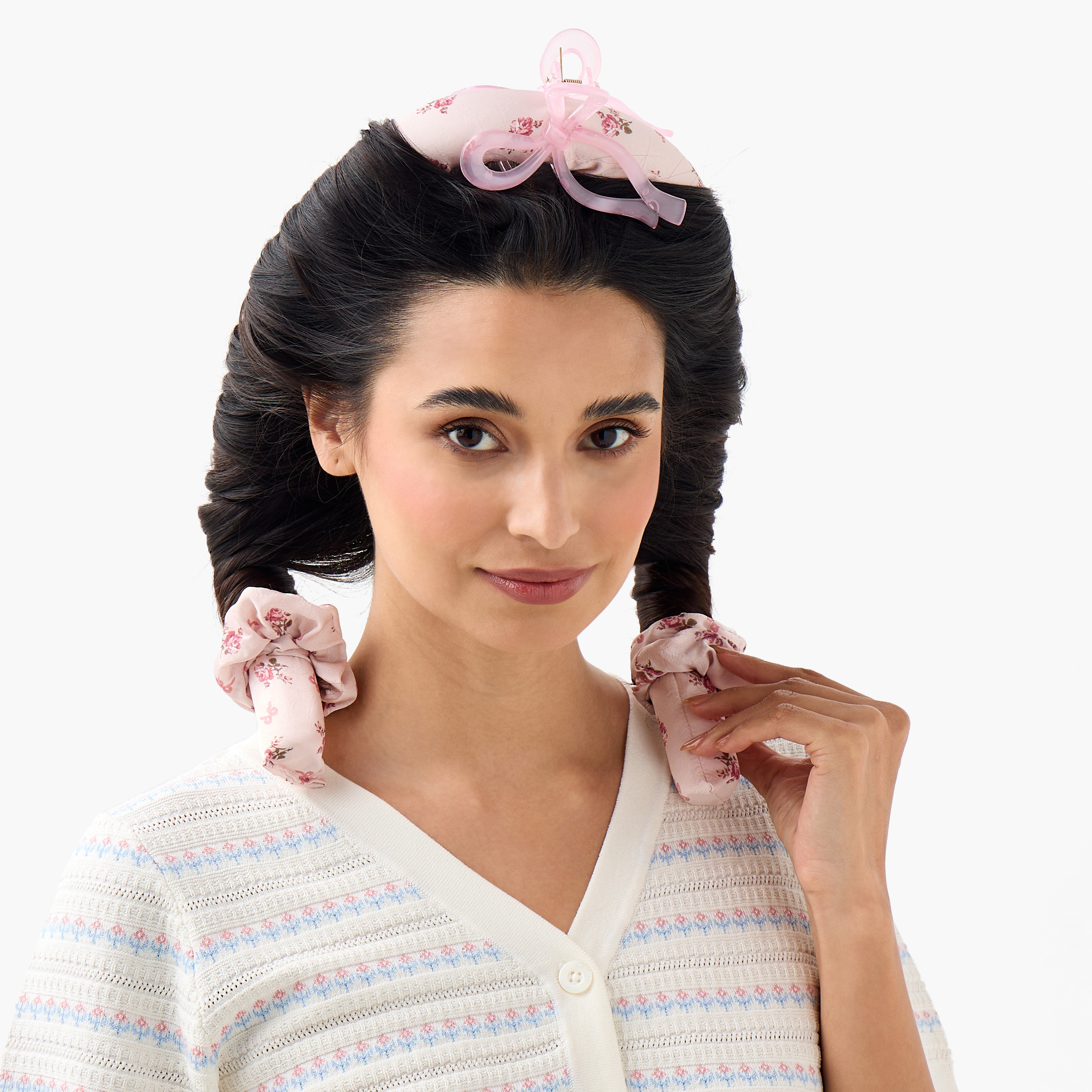 مجموعة تجعيد الشعر بدون حرارة بطبعات-women-hairaccessories-others-image-2