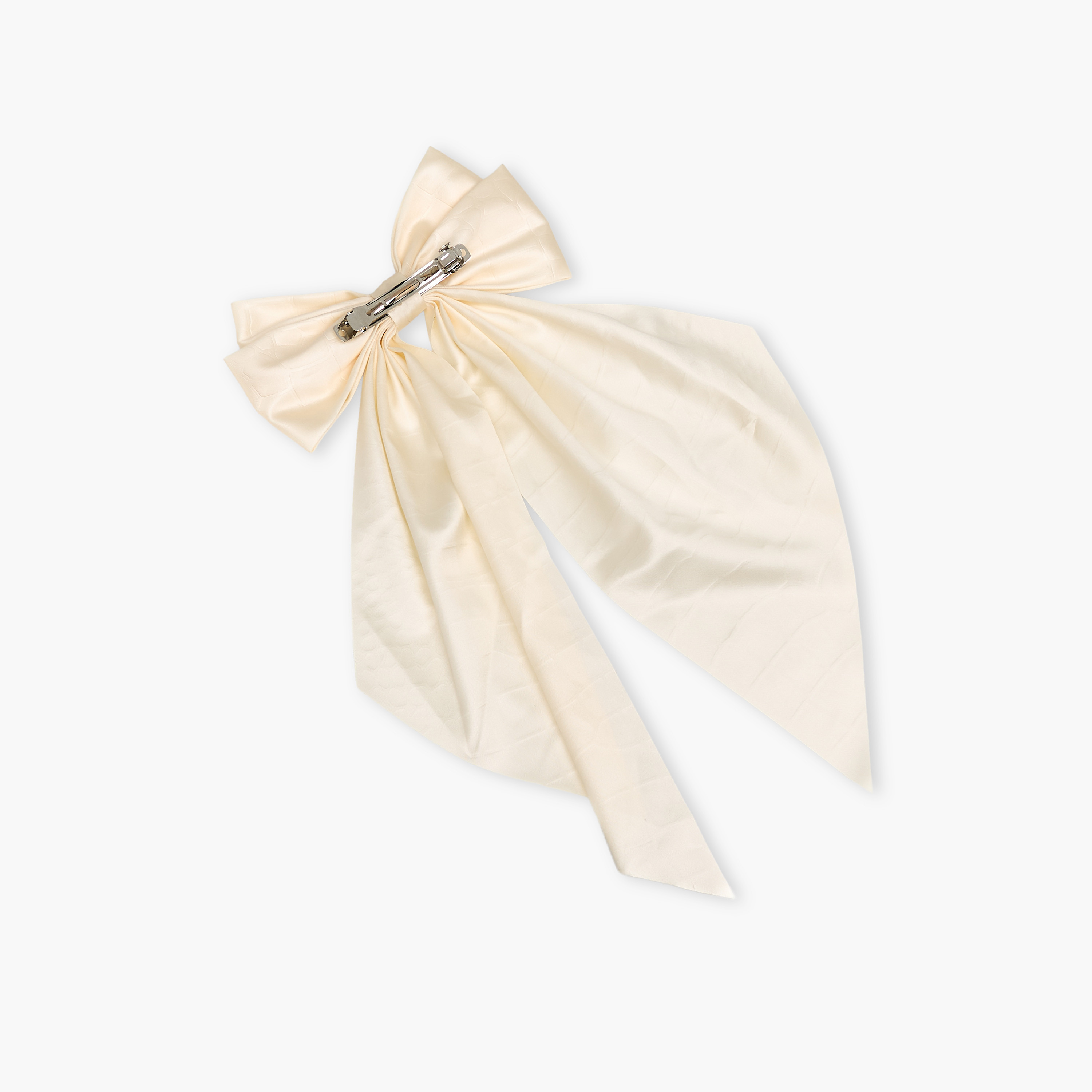Solid Bow Barrette Hair Clip-women-hairaccessories-clamps-image-4