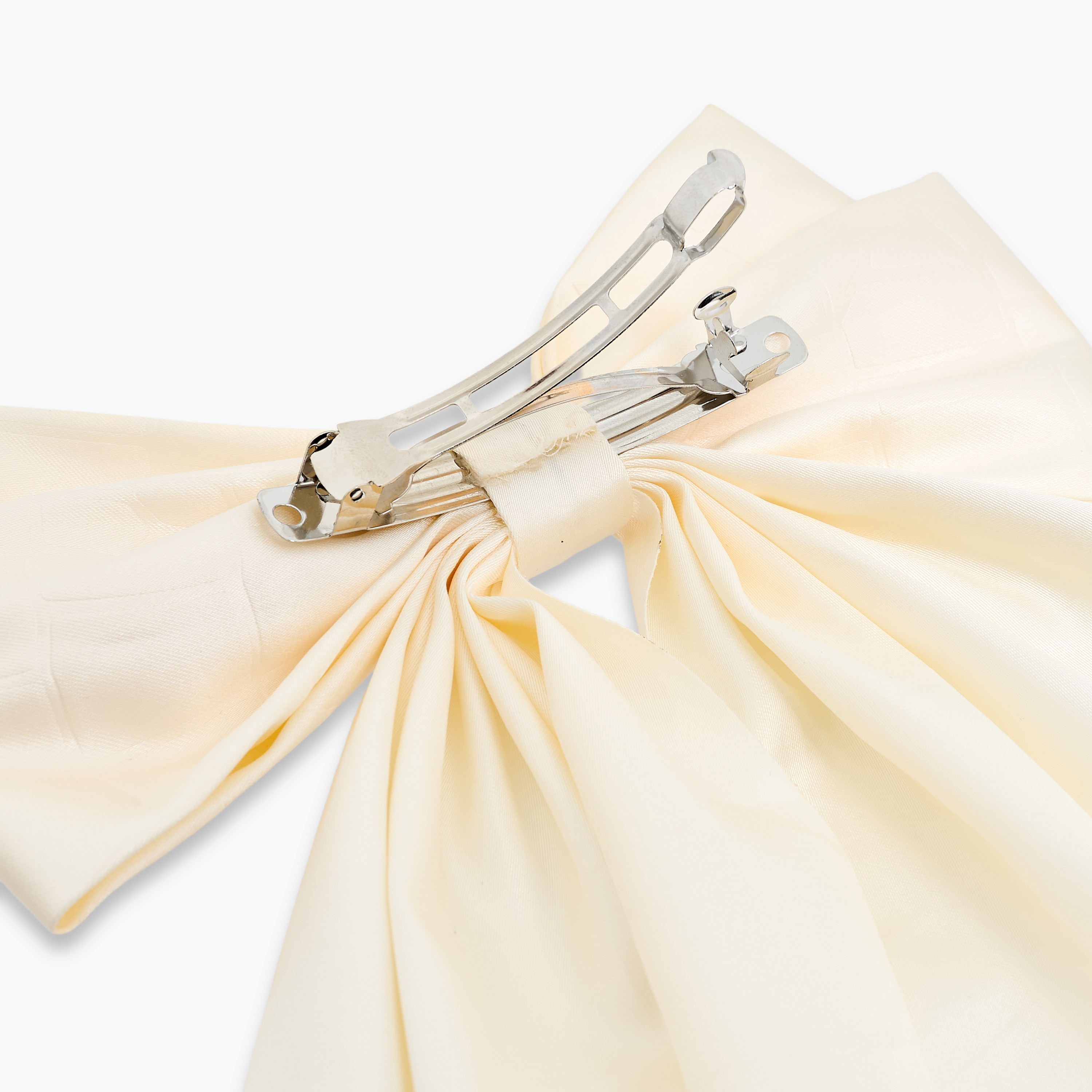 Solid Bow Barrette Hair Clip-women-hairaccessories-clamps-image-5