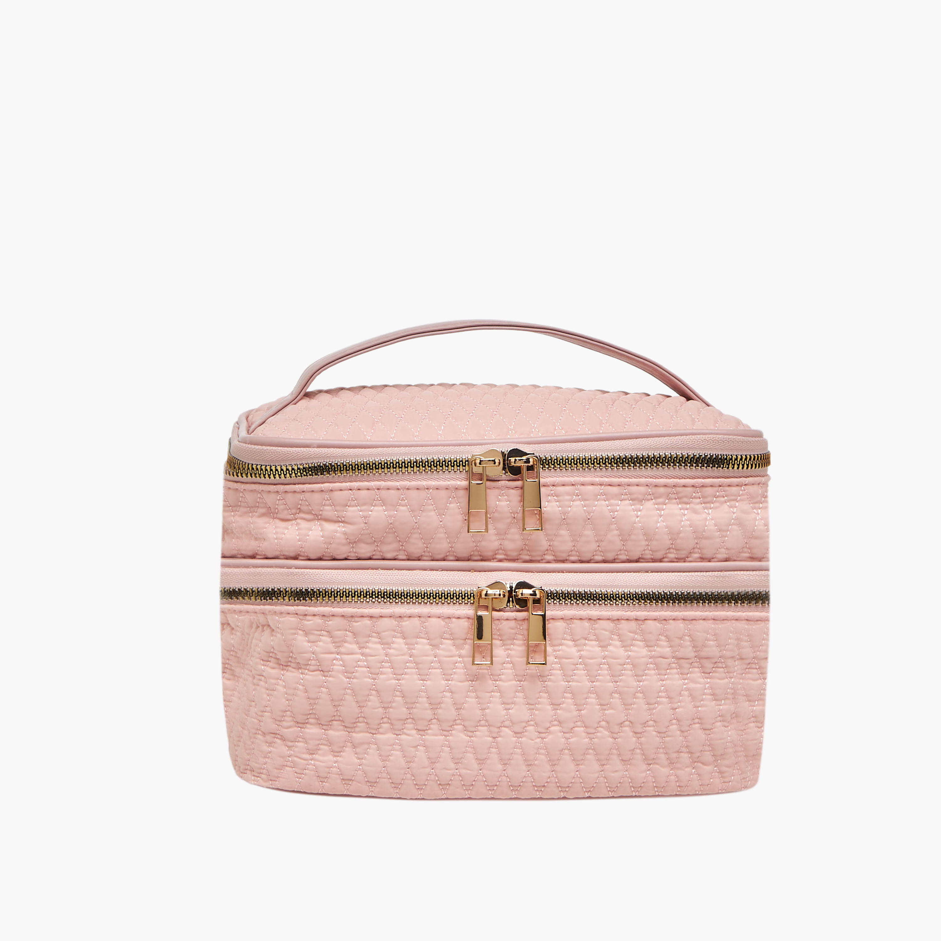 شنطة مكياج بارزة الملمس بسحاب إغلاق-women-bagsandwallets-handbags-image-1