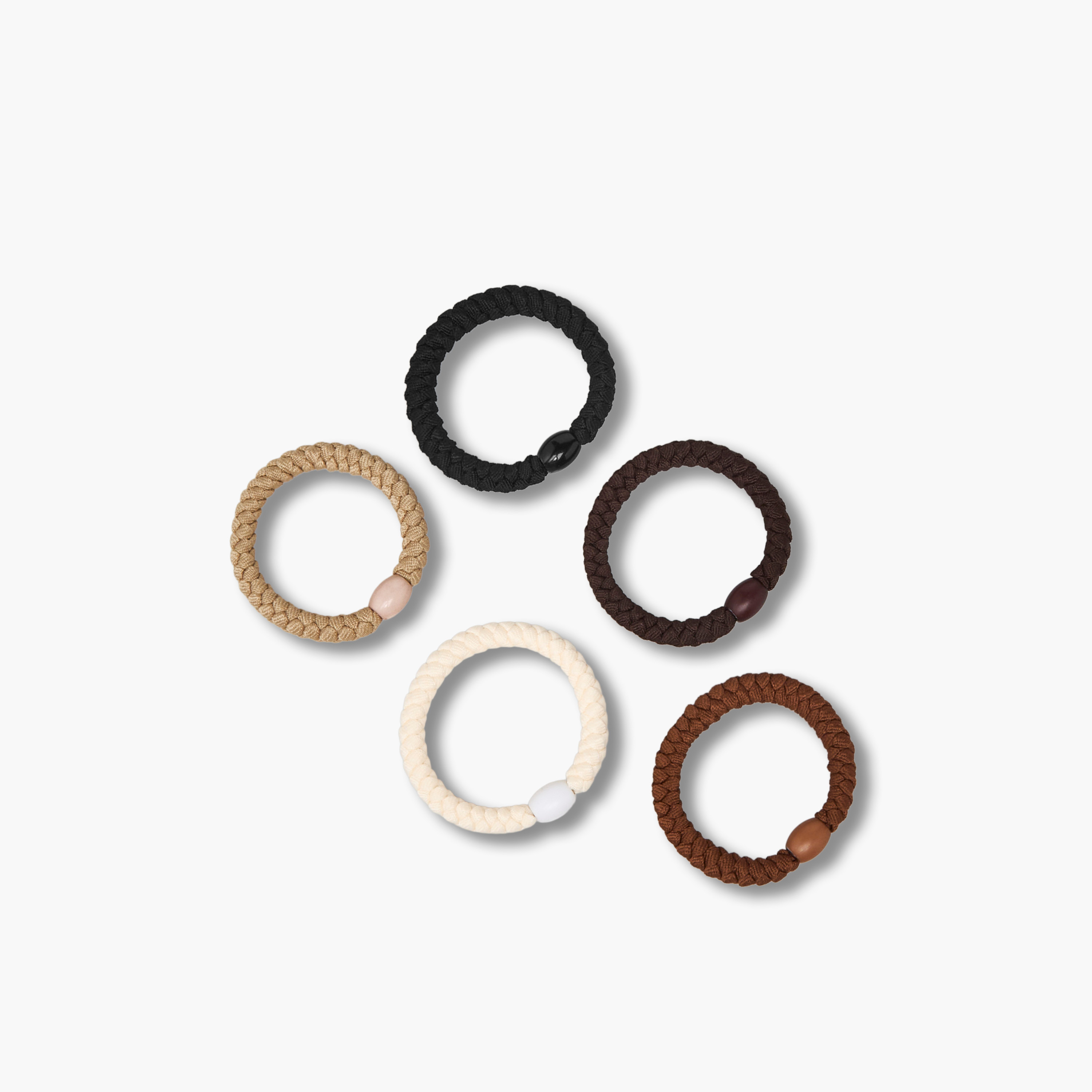 Gloo Pack of 10 Braided Hair Tie-women-hairaccessories-bands-image-3
