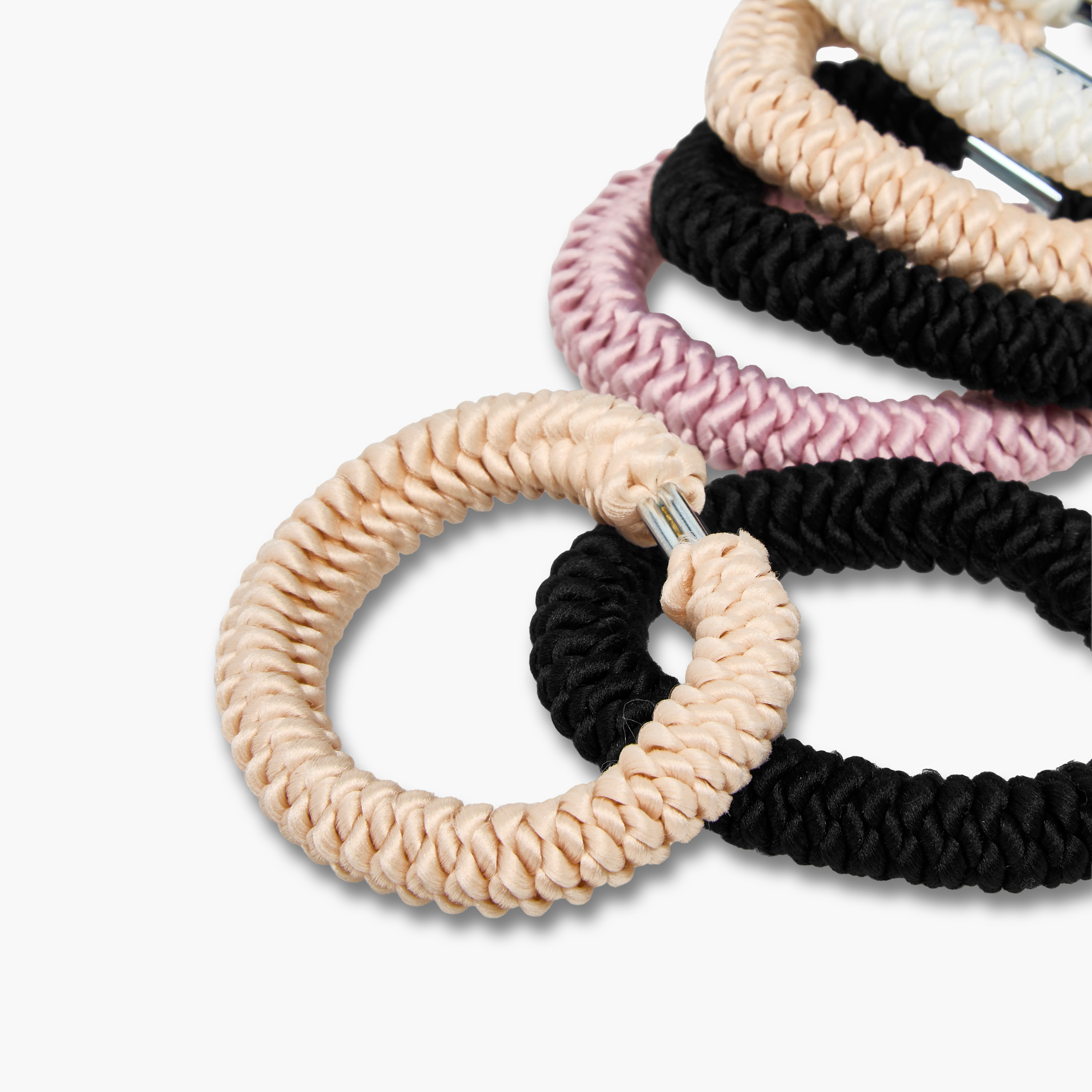 Gloo Pack of 12 Braided Hair Tie-women-hairaccessories-bands-image-4
