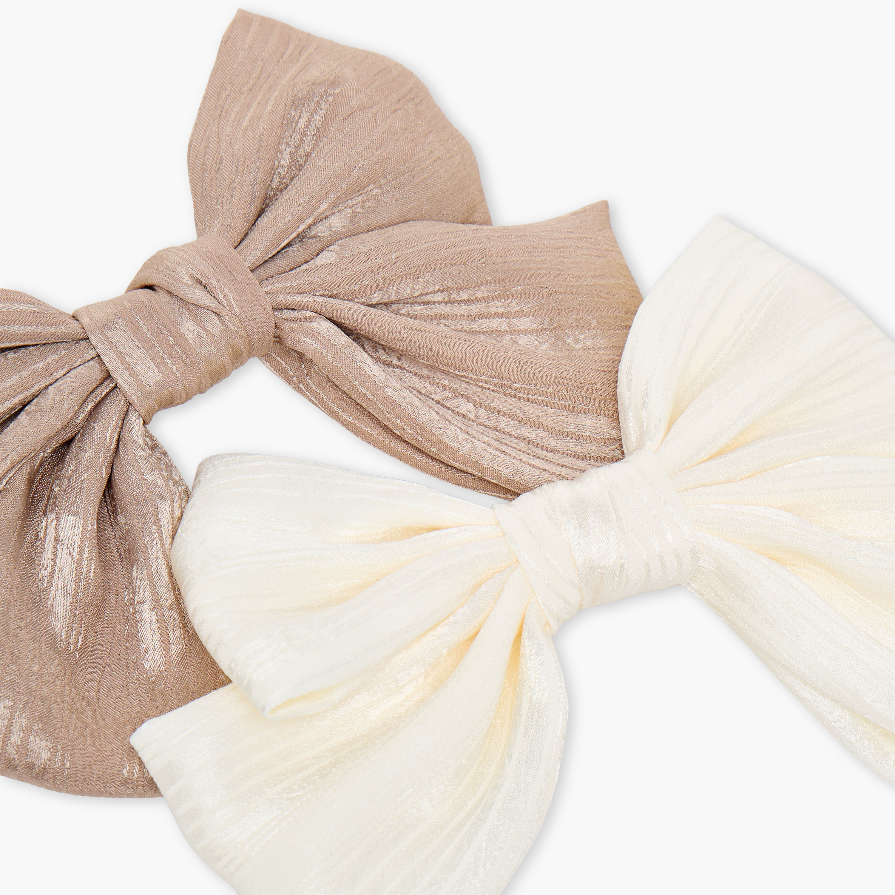 Gloo Pack of 2 Bow Shape Barrette Hair Clip-women-hairaccessories-clamps-image-4