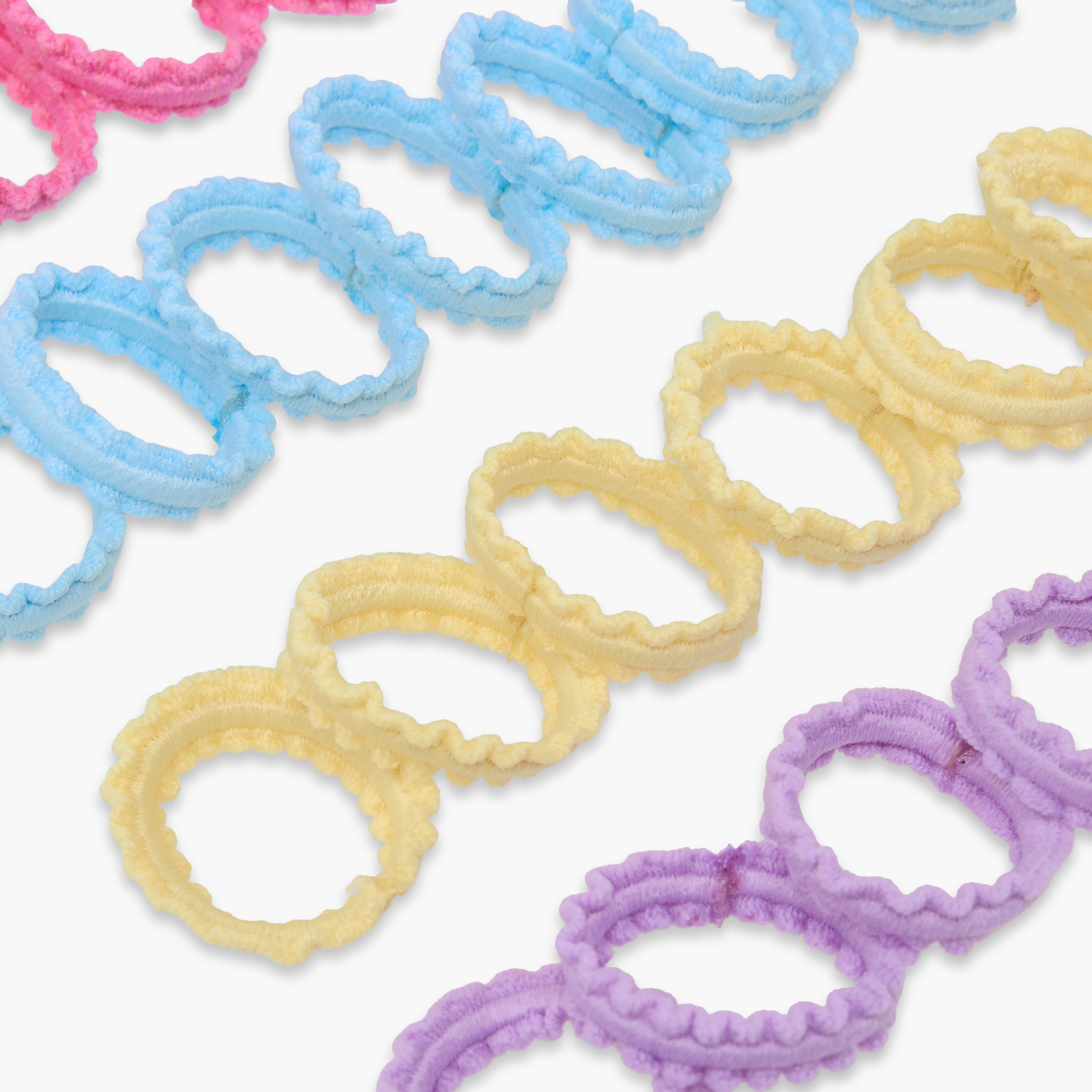 Gloo Pack of 30 Wave Textured Hair Tie-women-hairaccessories-scrunchies-image-8