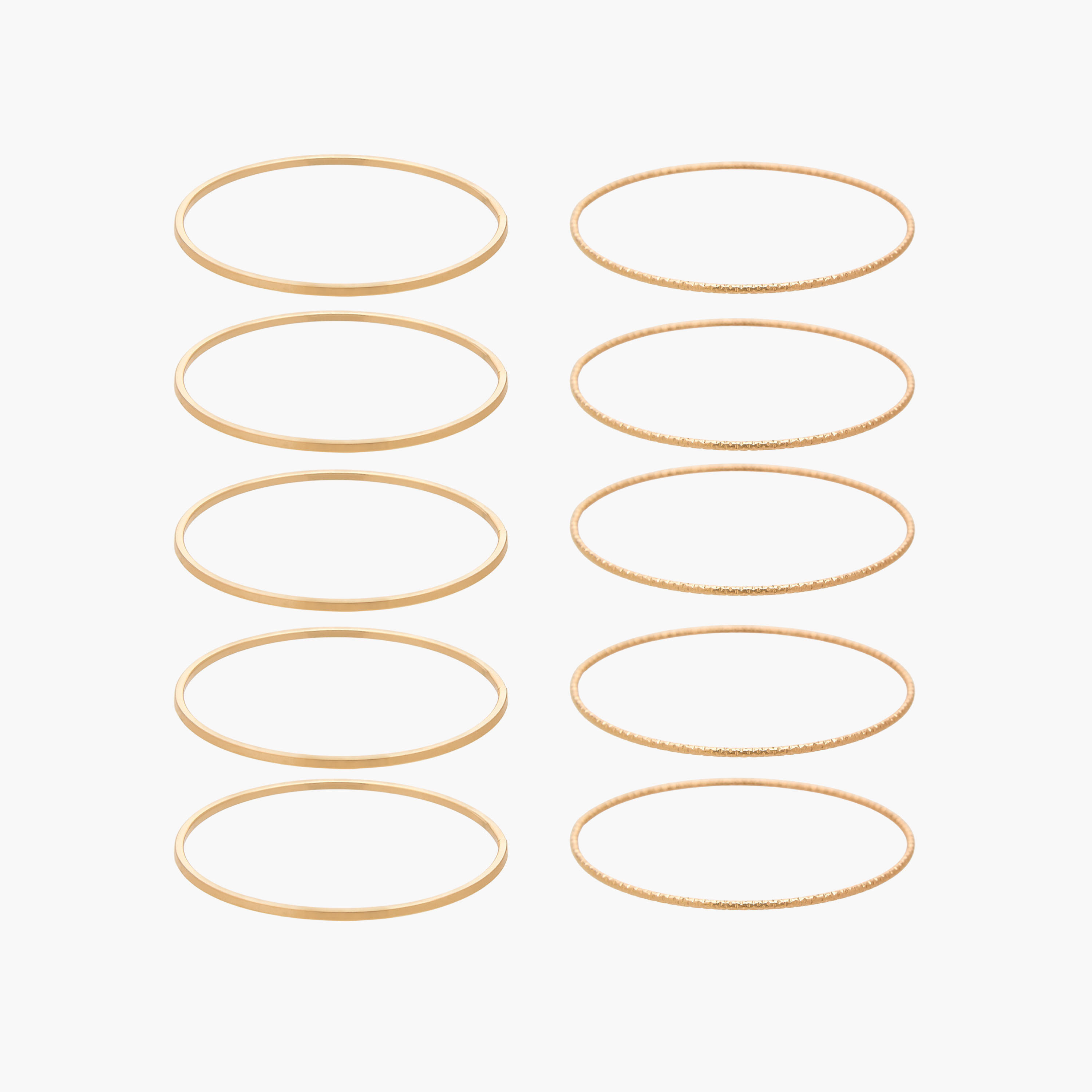Gloo Pack of 10 Metallic Bangle-women-watchesandjewellery-jewellery-banglesandbracelets-image-1