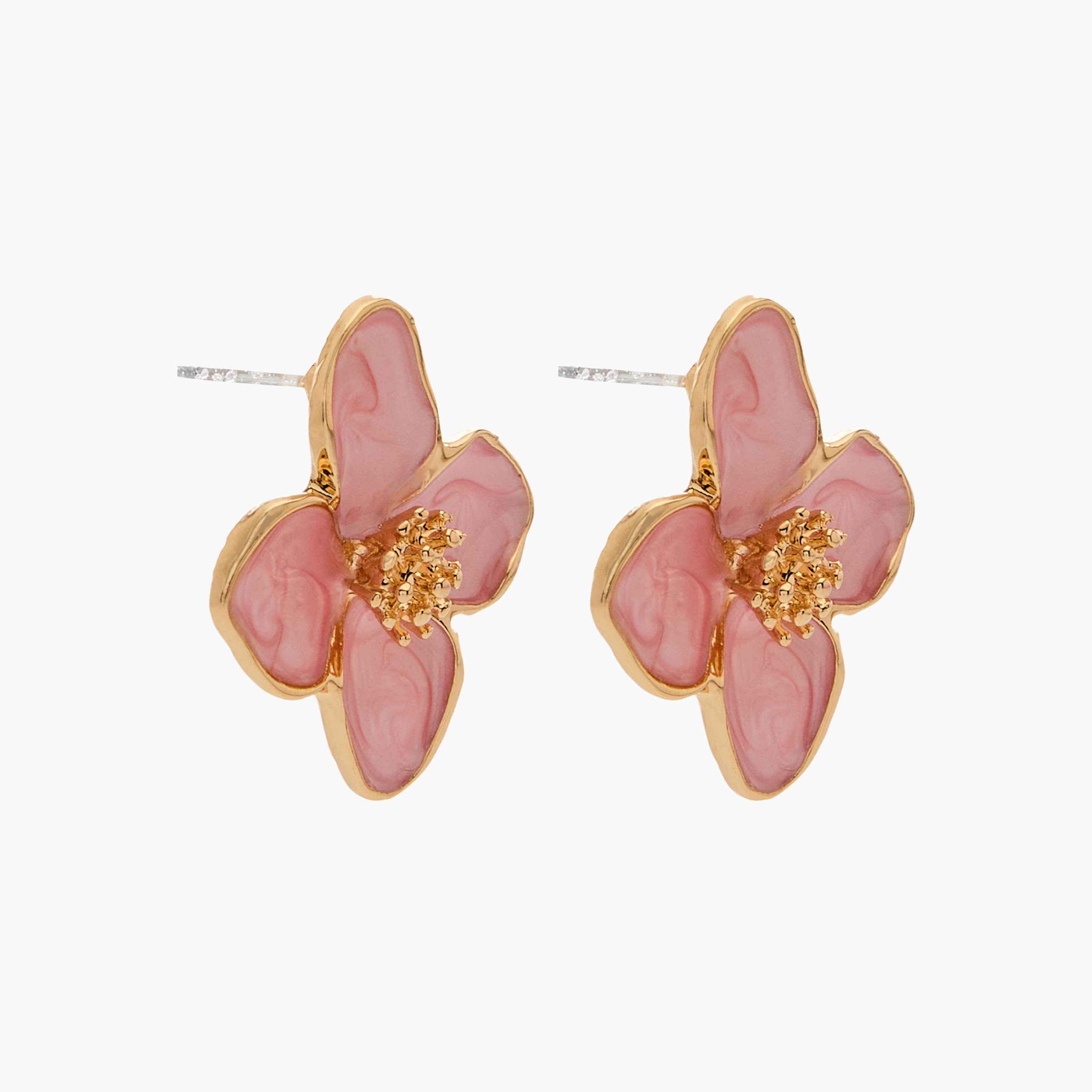 Gloo Pack of 2 Metallic Stud Earrings with Pushback Closure-women-watchesandjewellery-jewellery-earrings-image-2