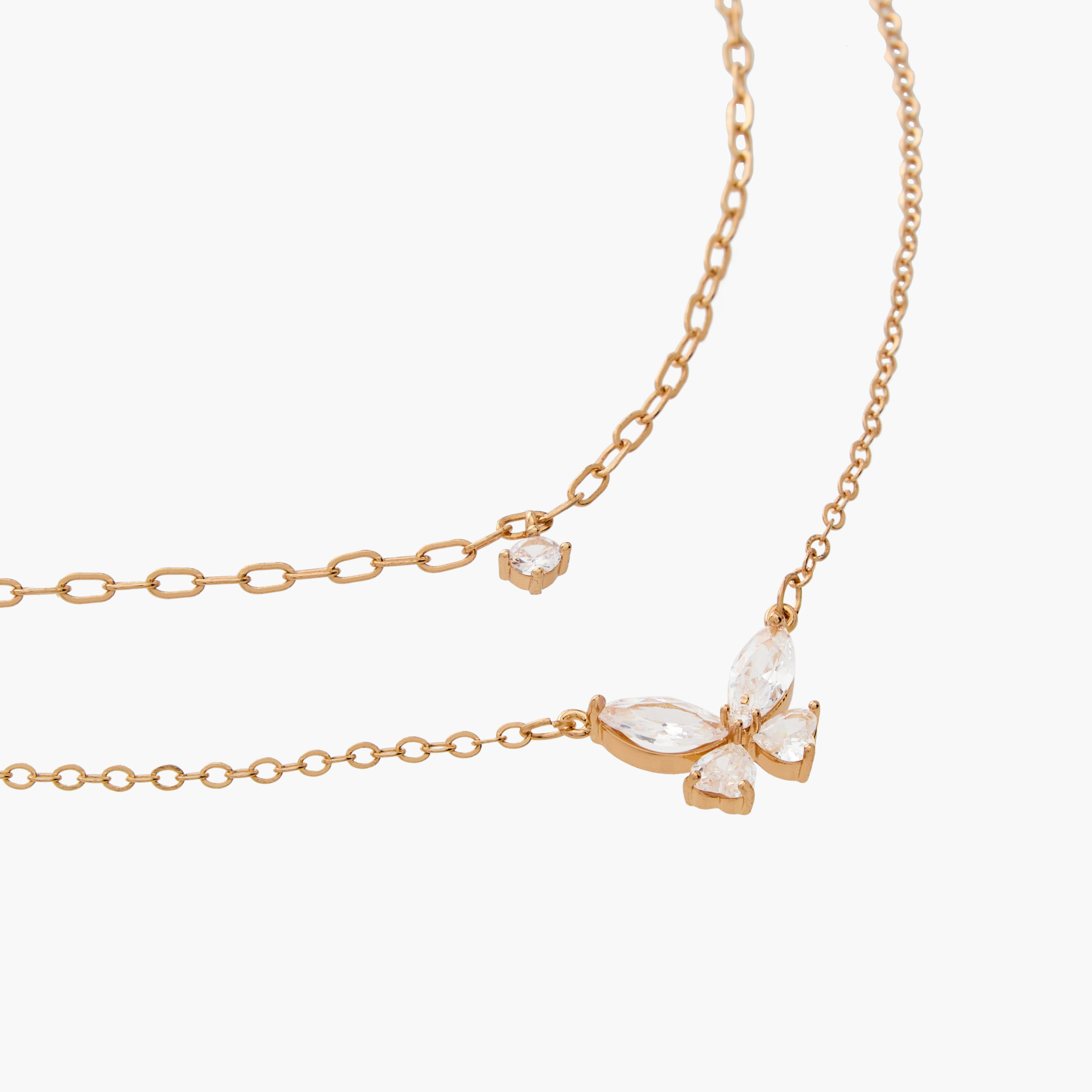 Gloo Pack of 2 Cubic Zirconia Pendant Necklace-women-watchesandjewellery-jewellery-necklacesandpendants-image-5