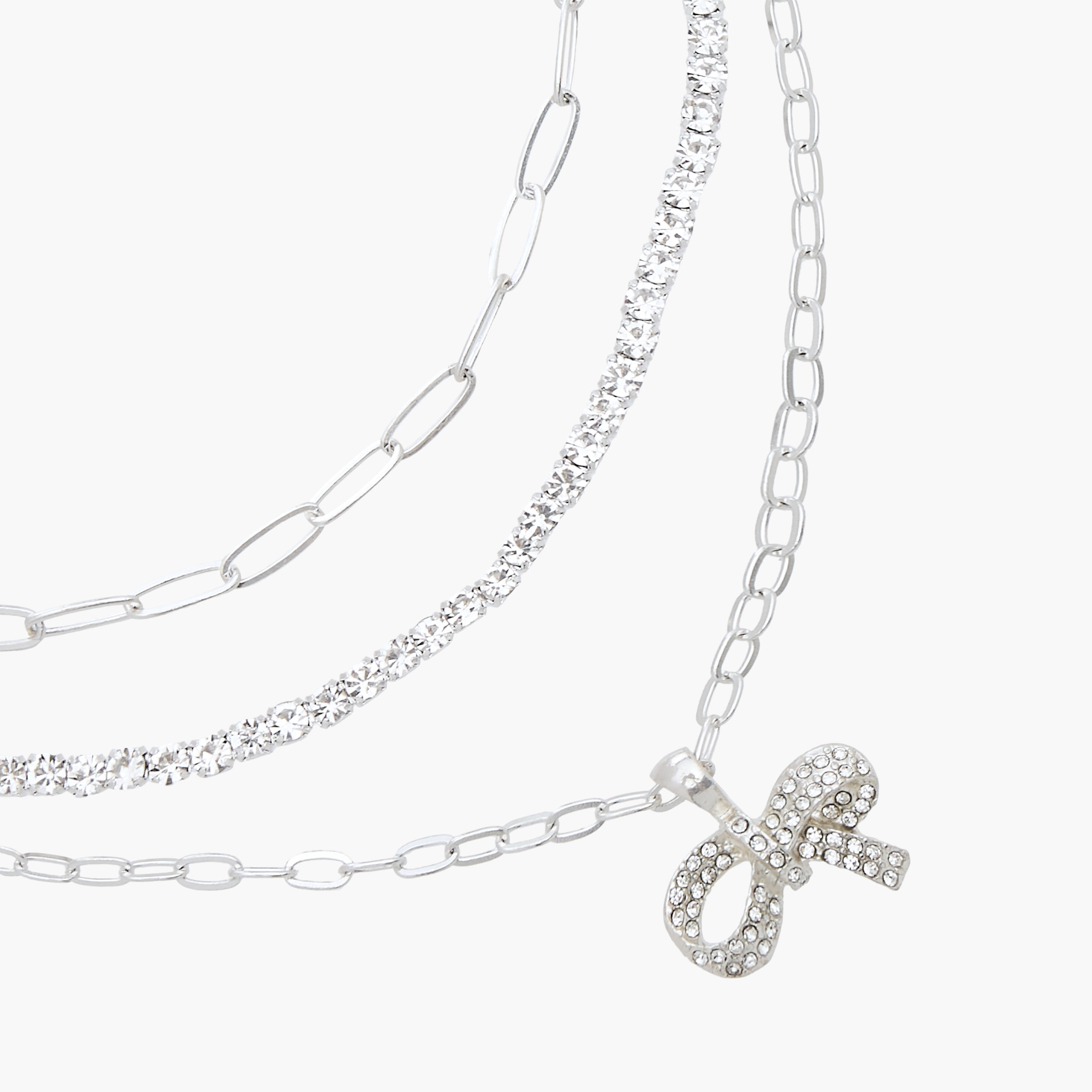 عقد معدن متعدد الطبقات بمشبك إغلاق من جلو-women-watchesandjewellery-jewellery-necklacesandpendants-image-3