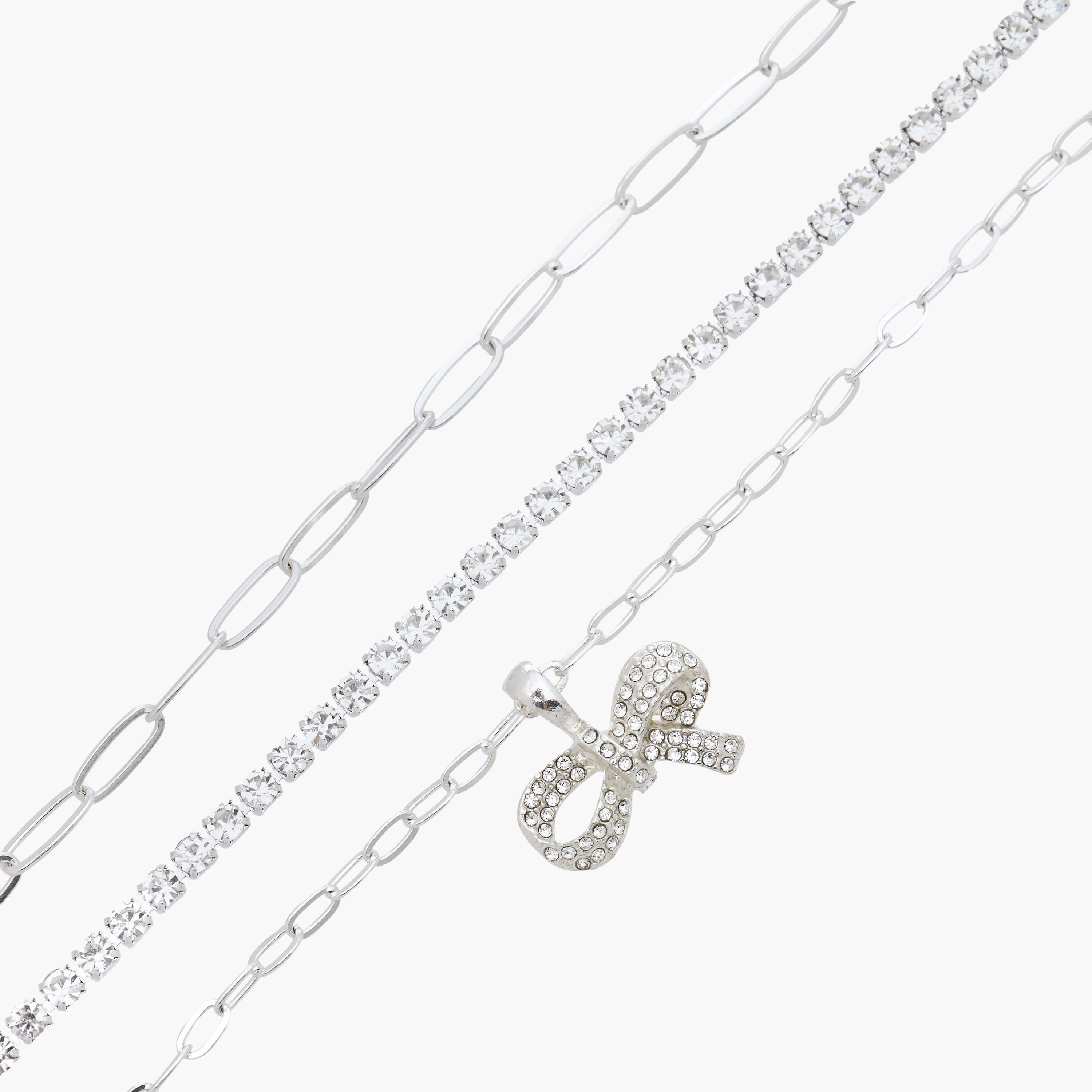 عقد معدن متعدد الطبقات بمشبك إغلاق من جلو-women-watchesandjewellery-jewellery-necklacesandpendants-image-4