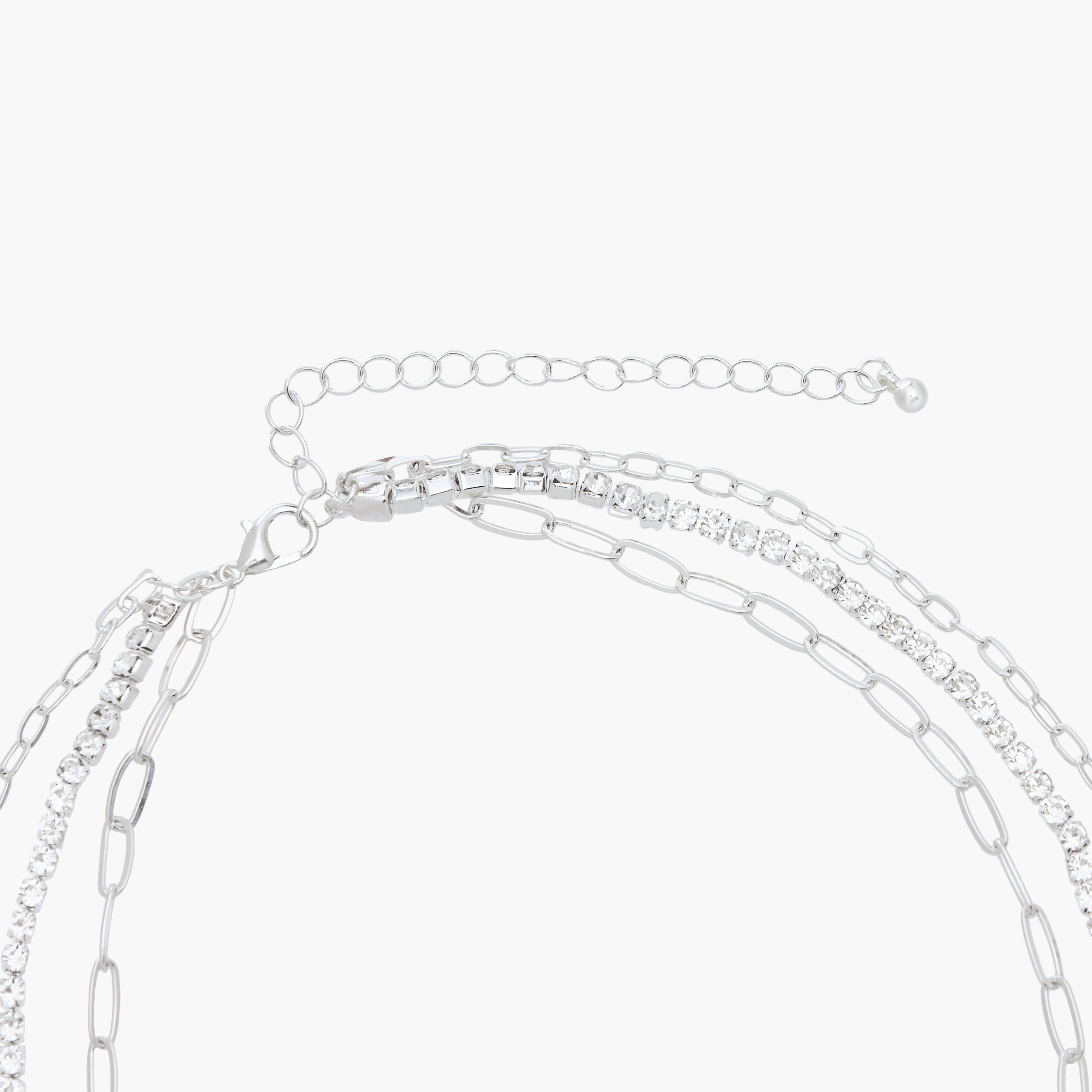 عقد معدن متعدد الطبقات بمشبك إغلاق من جلو-women-watchesandjewellery-jewellery-necklacesandpendants-image-5