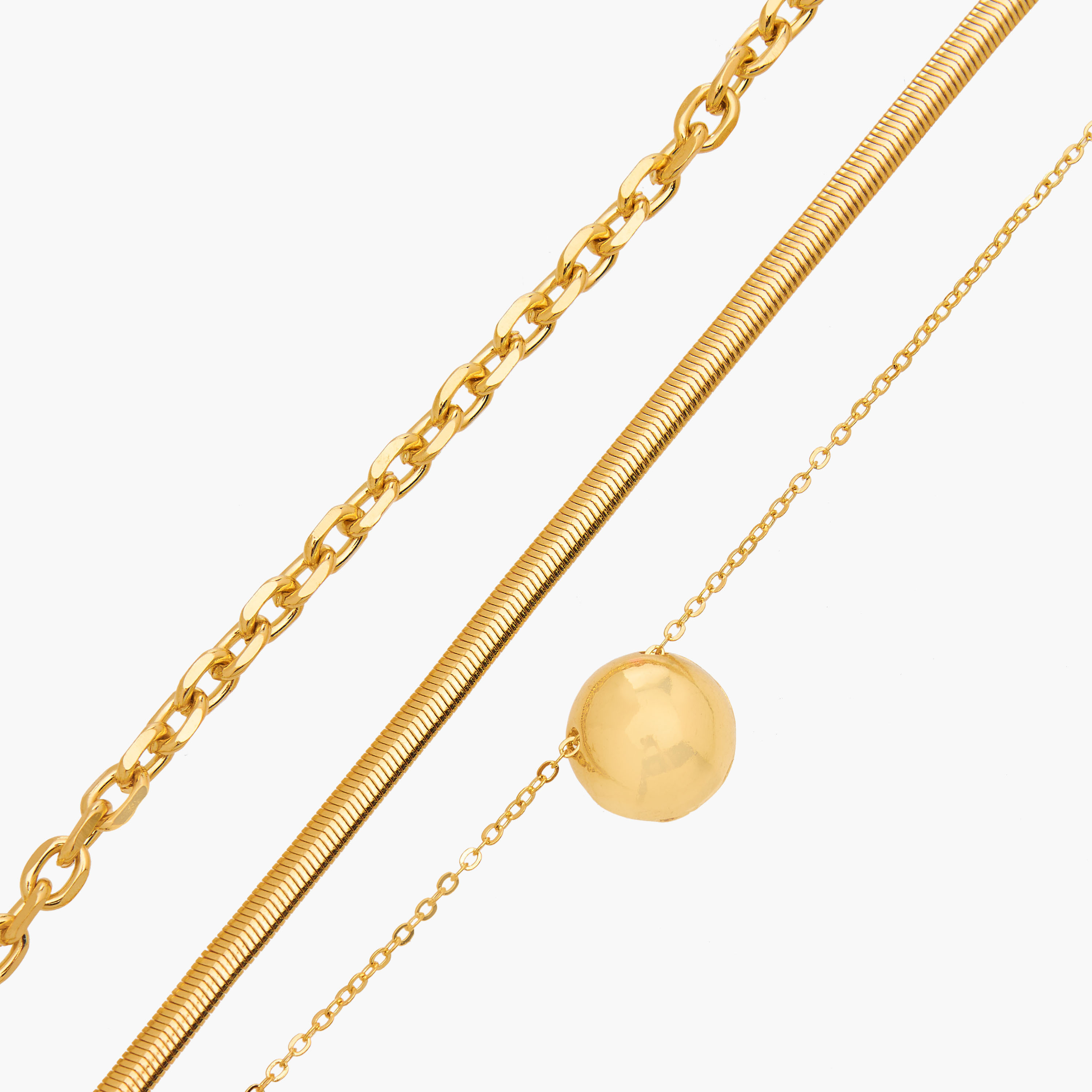 Gloo Metal Pendant Necklace with Lobster Clasp Closure-women-watchesandjewellery-jewellery-necklacesandpendants-image-4