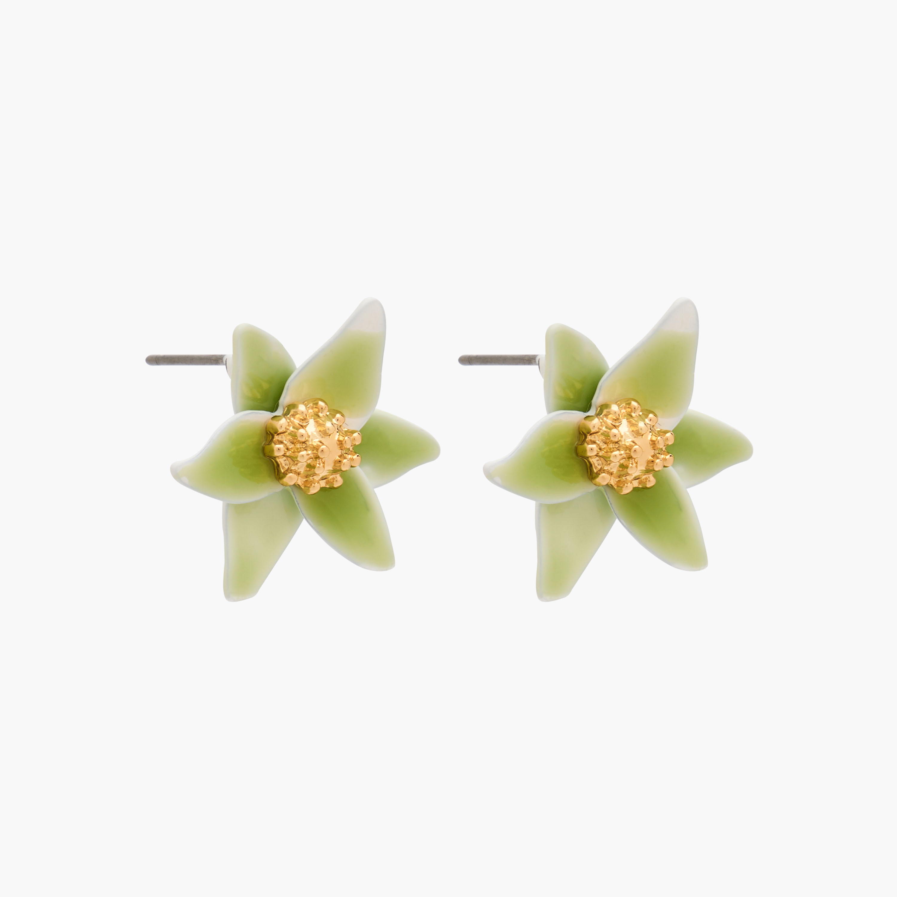 Gloo Pack of 3 Metallic Floral Stud Earrings with Pushback Closure-women-watchesandjewellery-jewellery-earrings-image-3