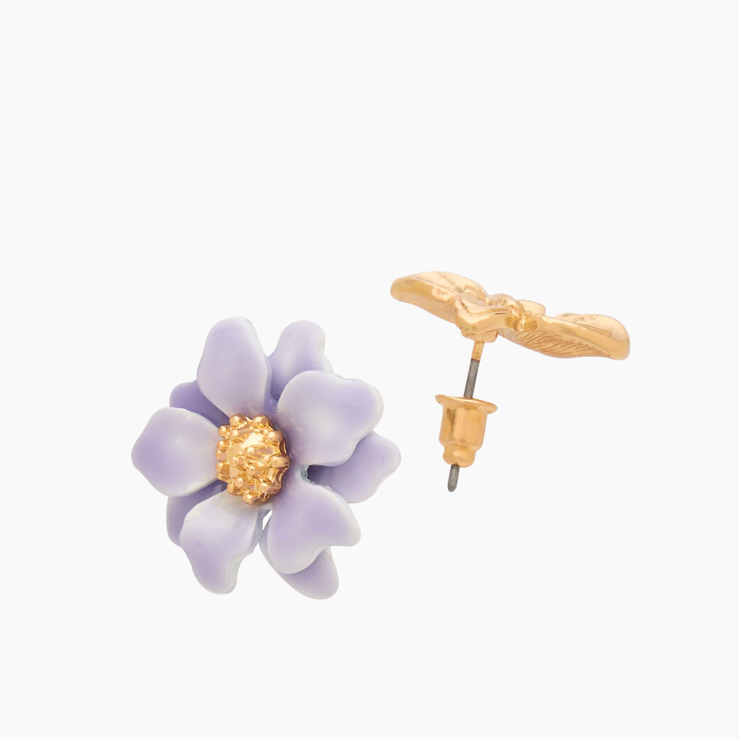Gloo Pack of 3 Metallic Floral Stud Earrings with Pushback Closure-women-watchesandjewellery-jewellery-earrings-image-6