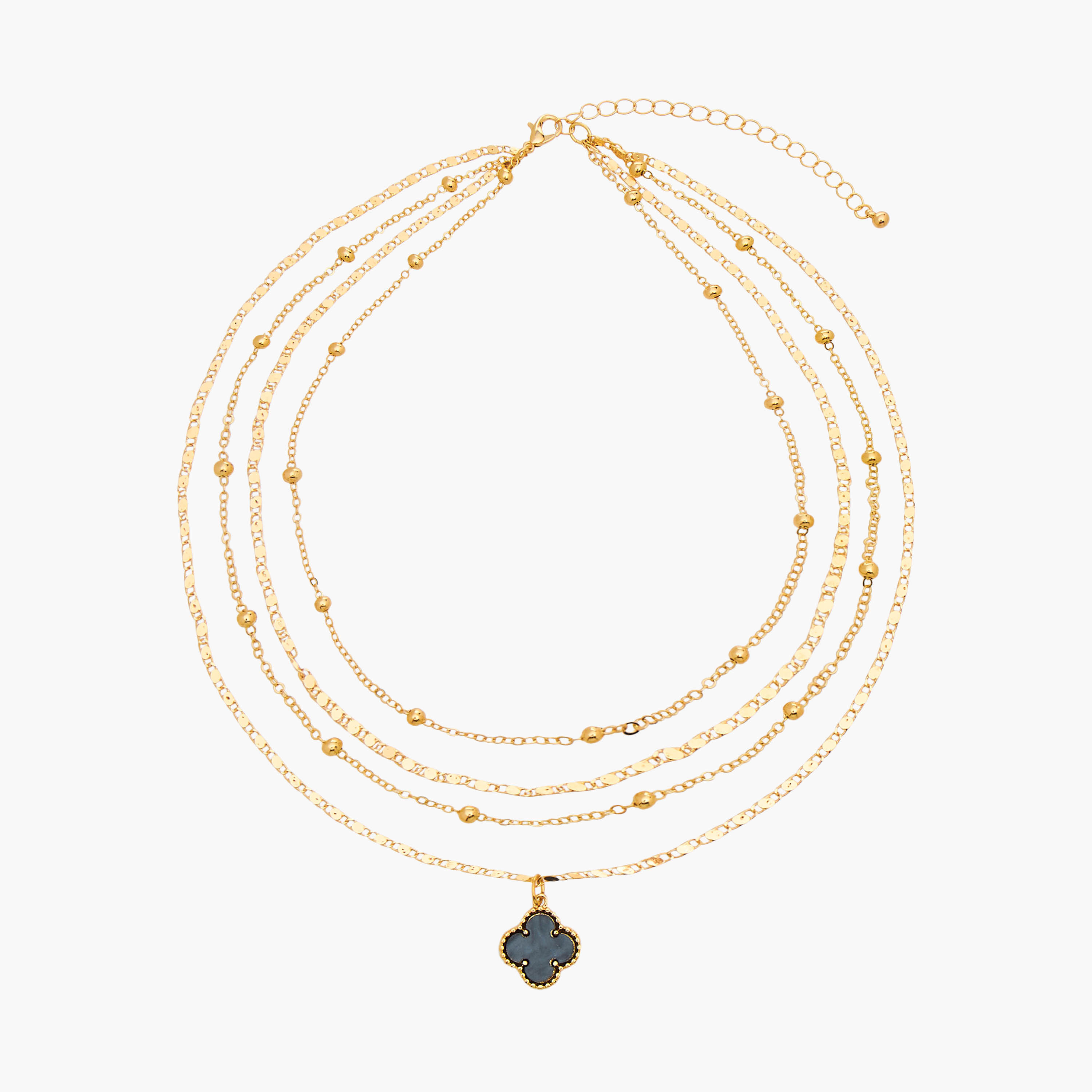 Gloo Metal Pendant Necklace with Lobster Clasp Closure-women-watchesandjewellery-jewellery-necklacesandpendants-image-1