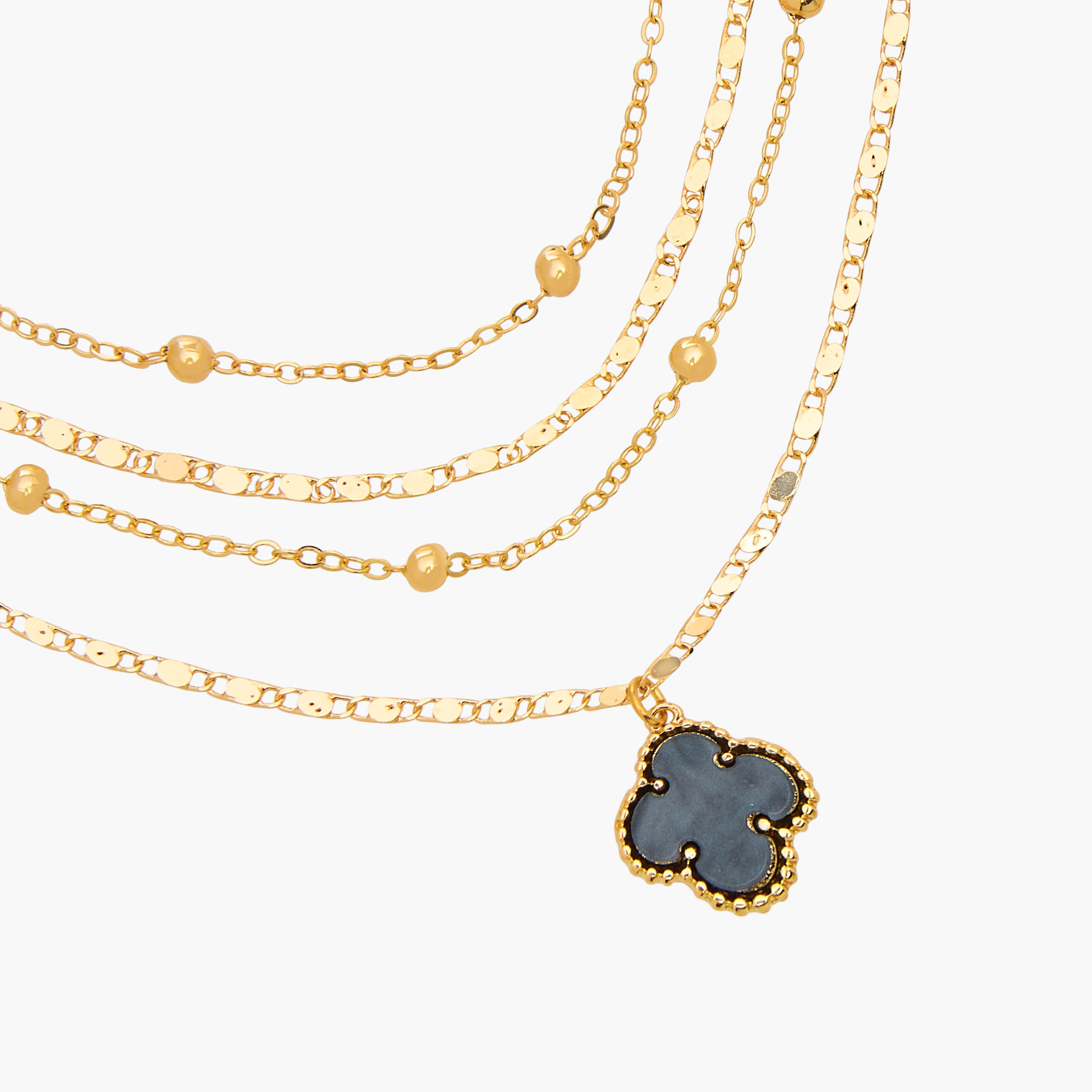 Gloo Metal Pendant Necklace with Lobster Clasp Closure-women-watchesandjewellery-jewellery-necklacesandpendants-image-3