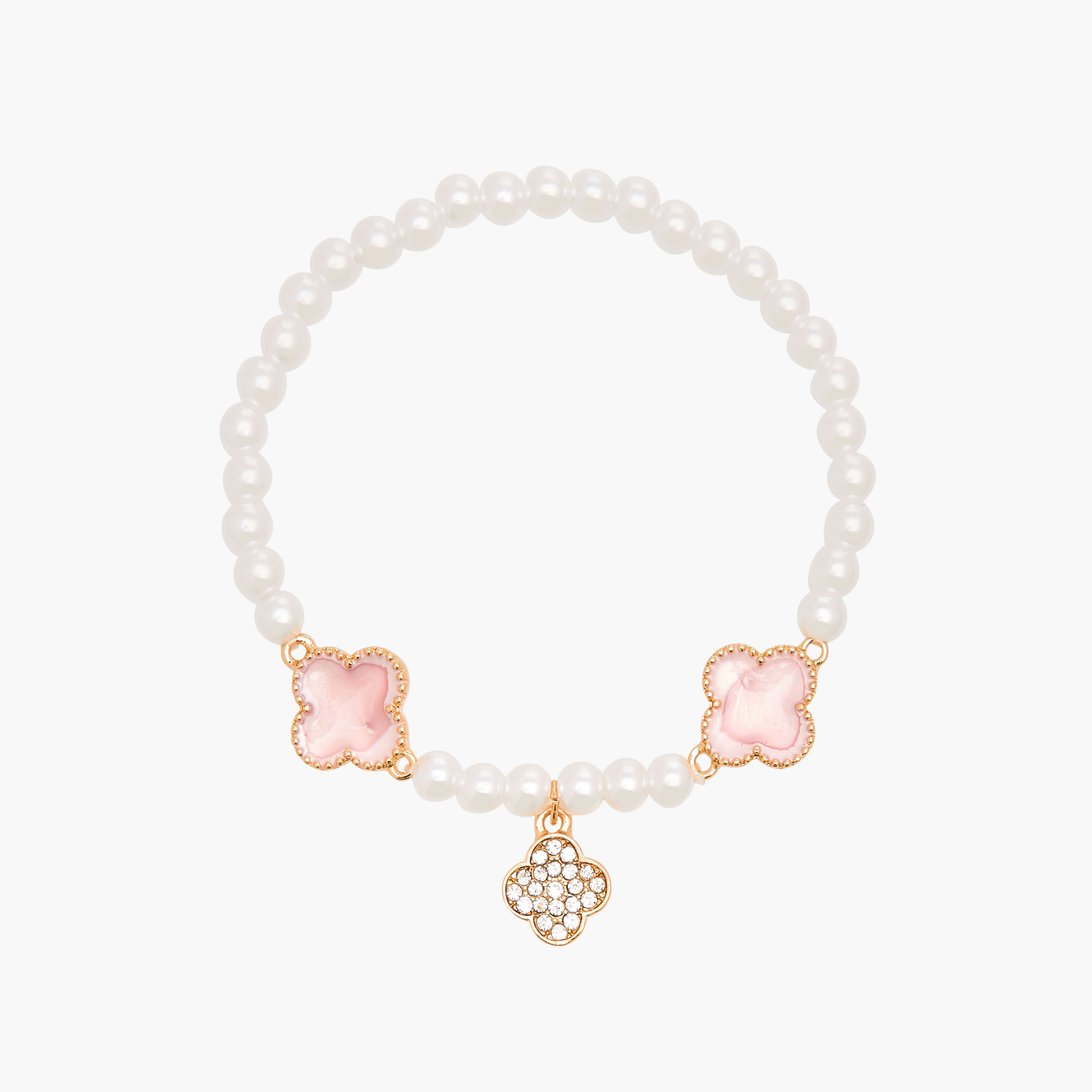 أساور ميتاليك مزينة من جلو - عبوة 4 قطع-women-watchesandjewellery-jewellery-banglesandbracelets-image-8