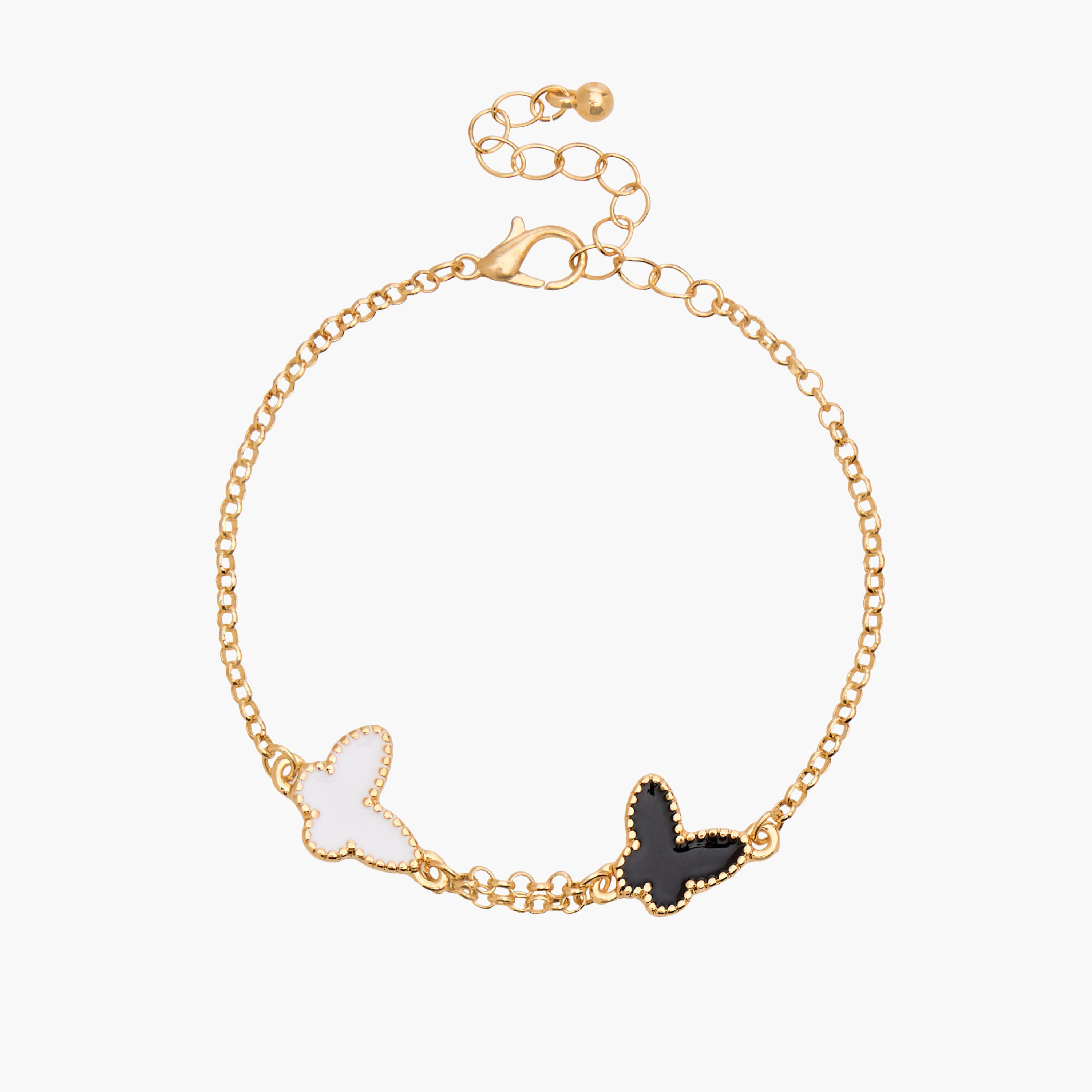 طقم من 5 أساور سلسلة معدنية من جلوو-women-watchesandjewellery-jewellery-banglesandbracelets-image-7