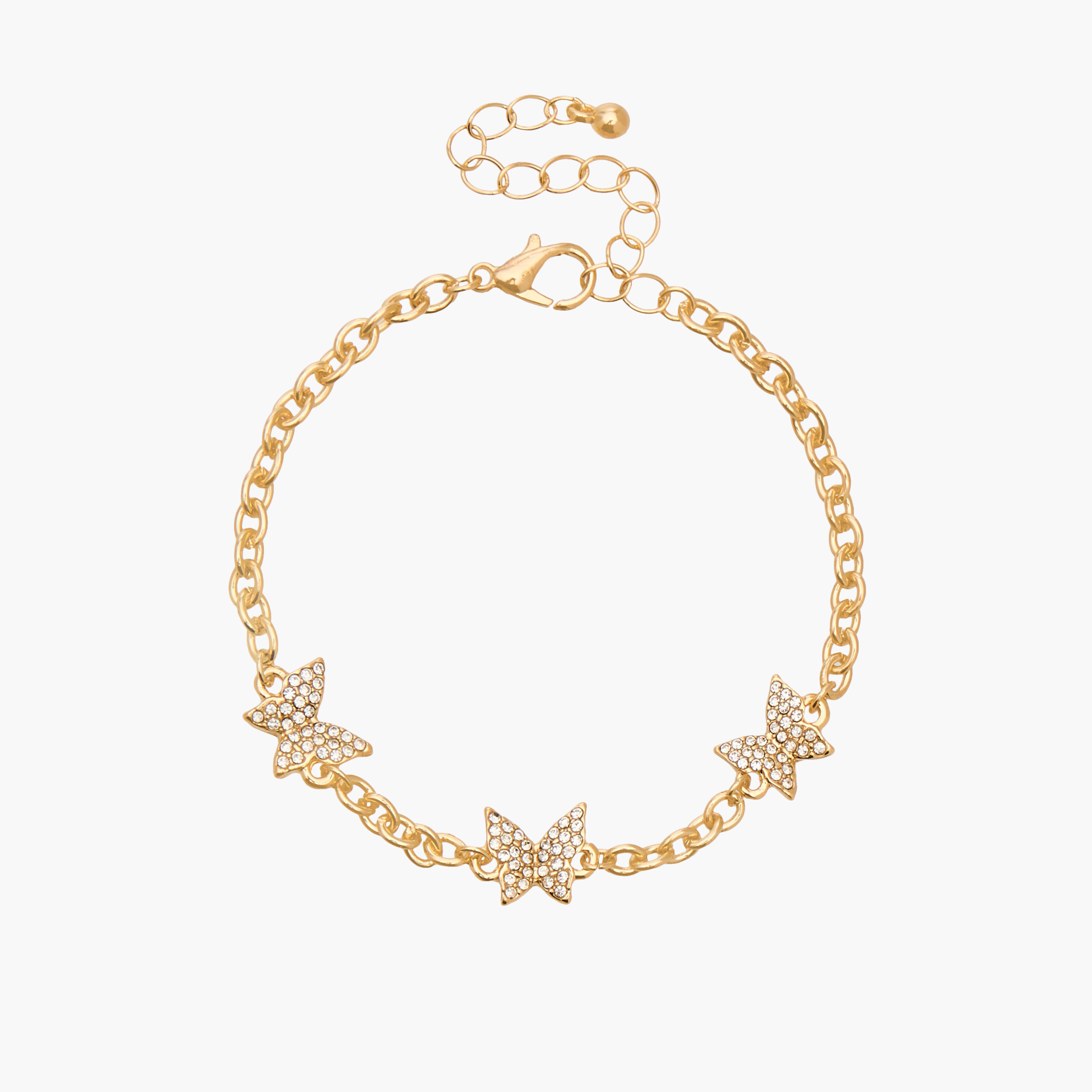 طقم من 5 أساور سلسلة معدنية من جلوو-women-watchesandjewellery-jewellery-banglesandbracelets-image-8