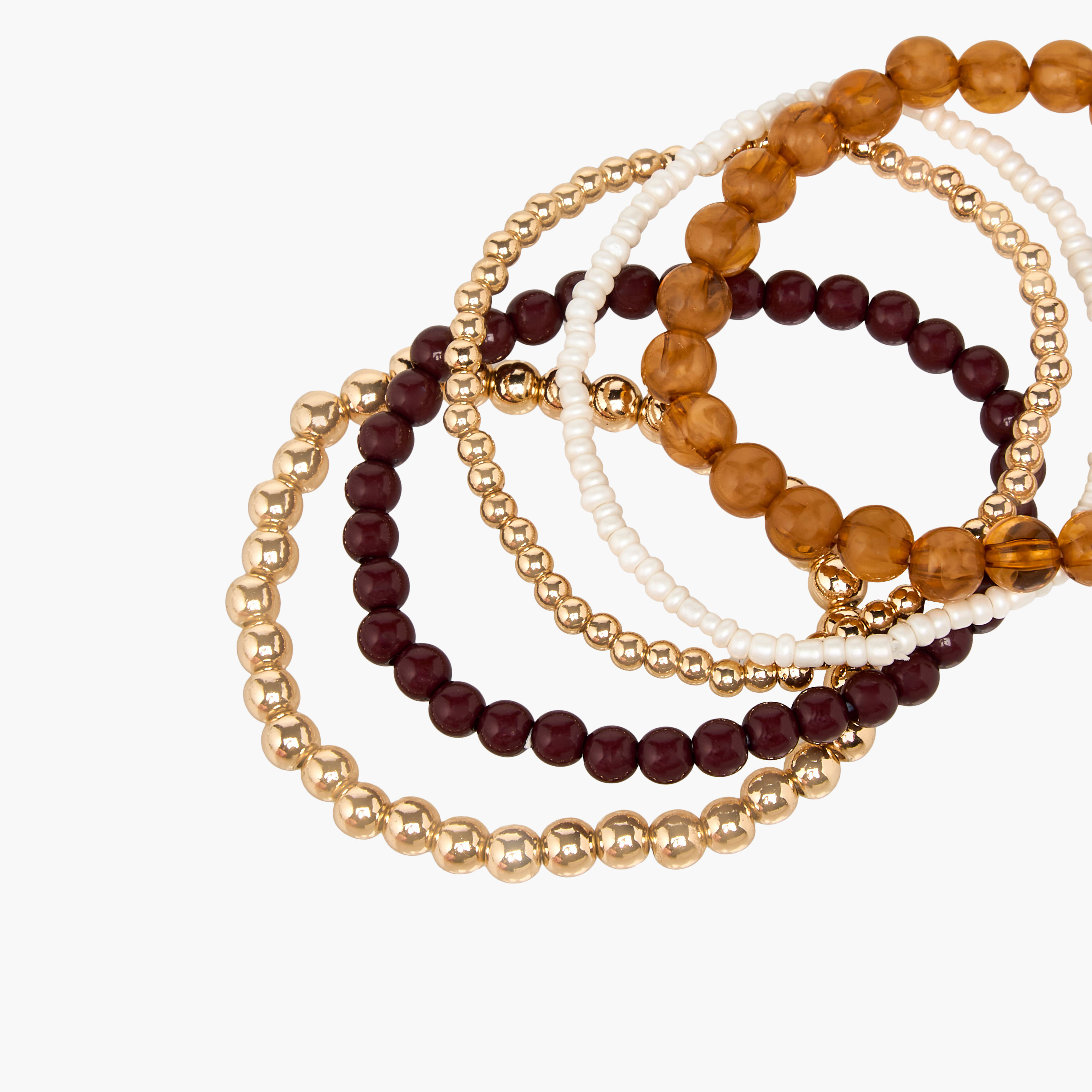 Gloo Pack of 5 Beaded Bracelet-women-watchesandjewellery-jewellery-banglesandbracelets-image-12